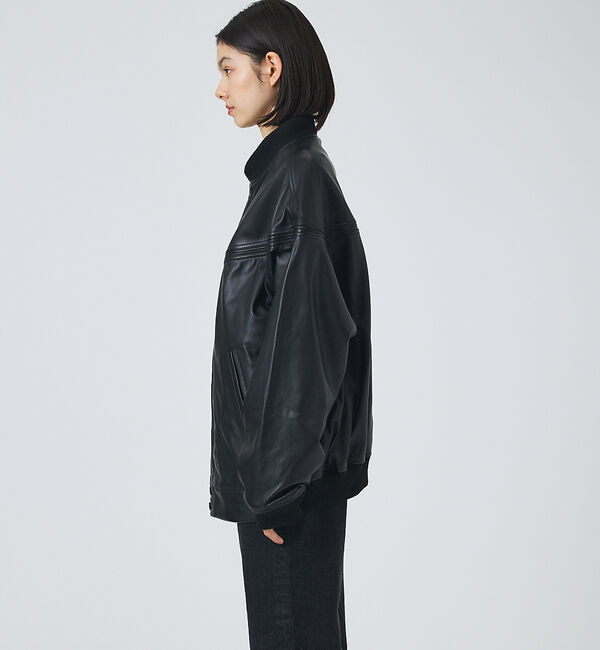 ABAHOUSE「【TOWNCRAFT/タウンクラフト】Leather Derby Jacket」|ブルゾン・スタジャン|
