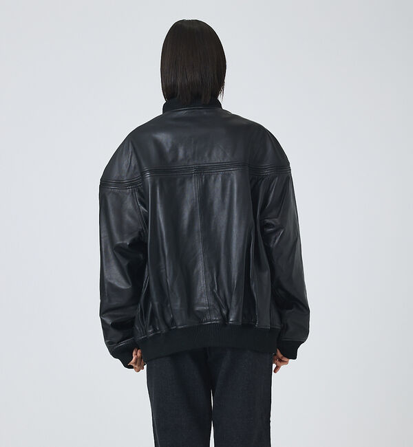 ABAHOUSE「【TOWNCRAFT/タウンクラフト】Leather Derby Jacket」|ブルゾン・スタジャン|