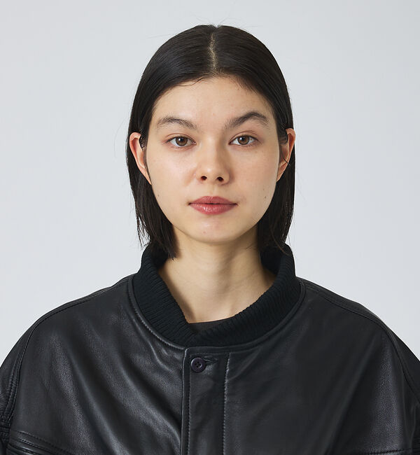 ABAHOUSE「【TOWNCRAFT/タウンクラフト】Leather Derby Jacket」|ブルゾン・スタジャン|