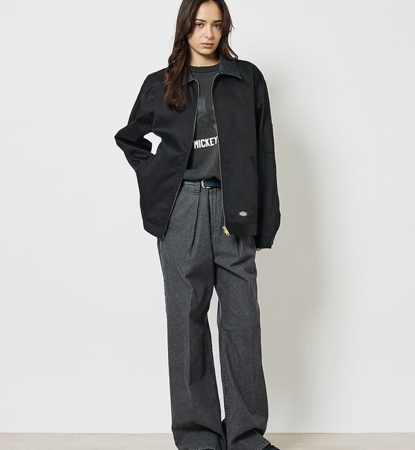 ABAHOUSE「【Dickies / ディッキーズ】Twill Eisenhower Jacke」|ブルゾン・スタジャン|