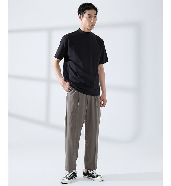 ABAHOUSE「【リラックスフィット】360&deg;ストレッチ リップストップ スラックス /セットア」|スラックス|