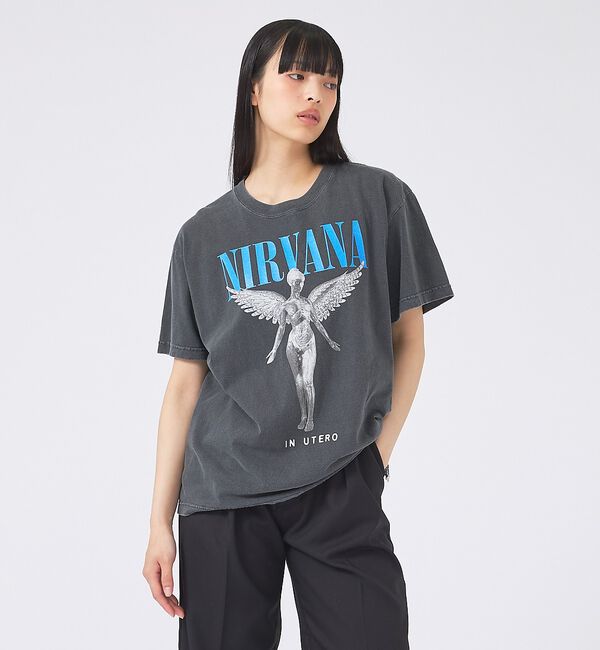 ABAHOUSE「【GOOD ROCK SPEED / グッドロックスピード】NIRVANA/ニル」|Tシャツ・カットソー|ブラック系その他1