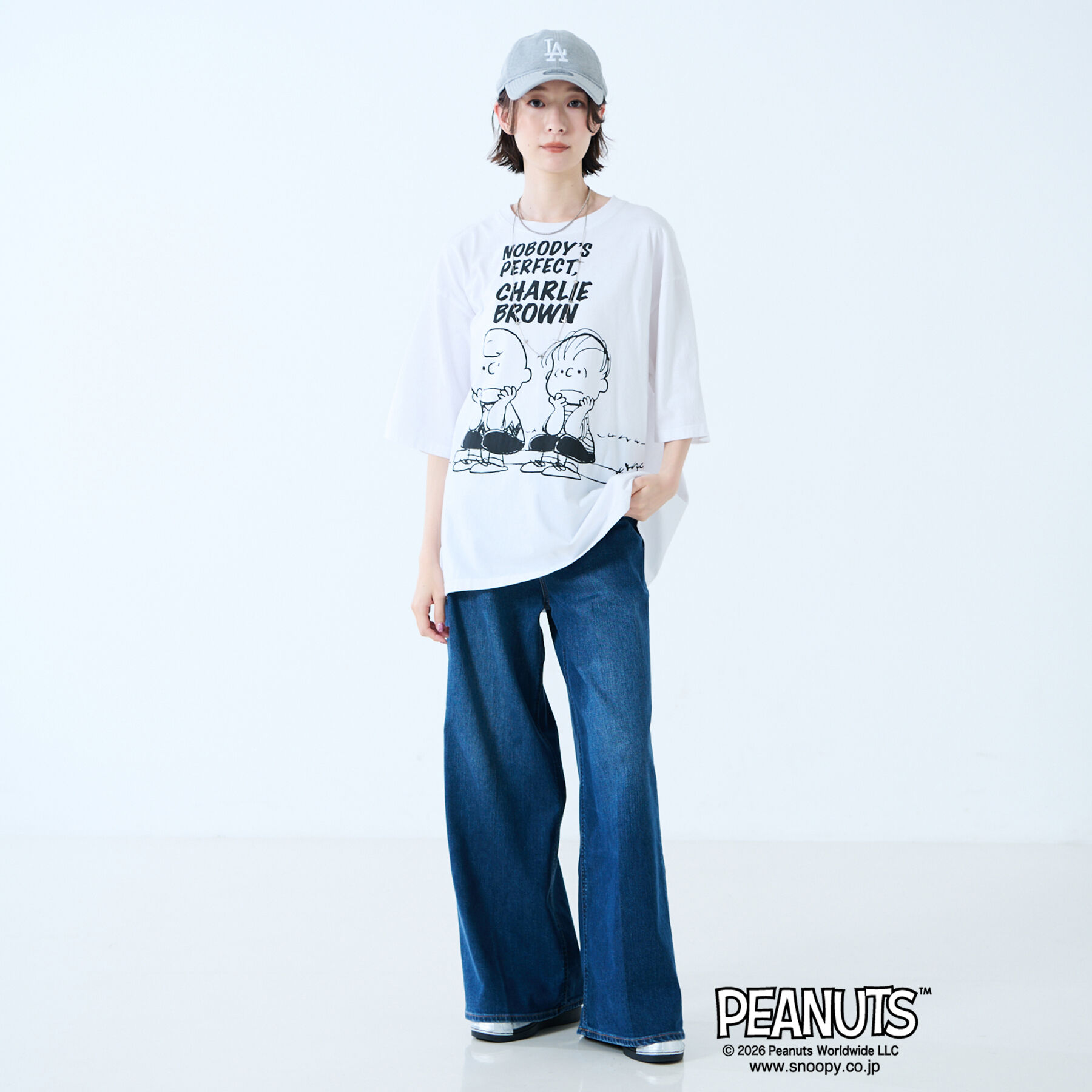 Rouge vif「【JOHNBULL/ジョンブル】PEANUTS プリントTシャツ / スヌーピー」|Tシャツ・カットソー|