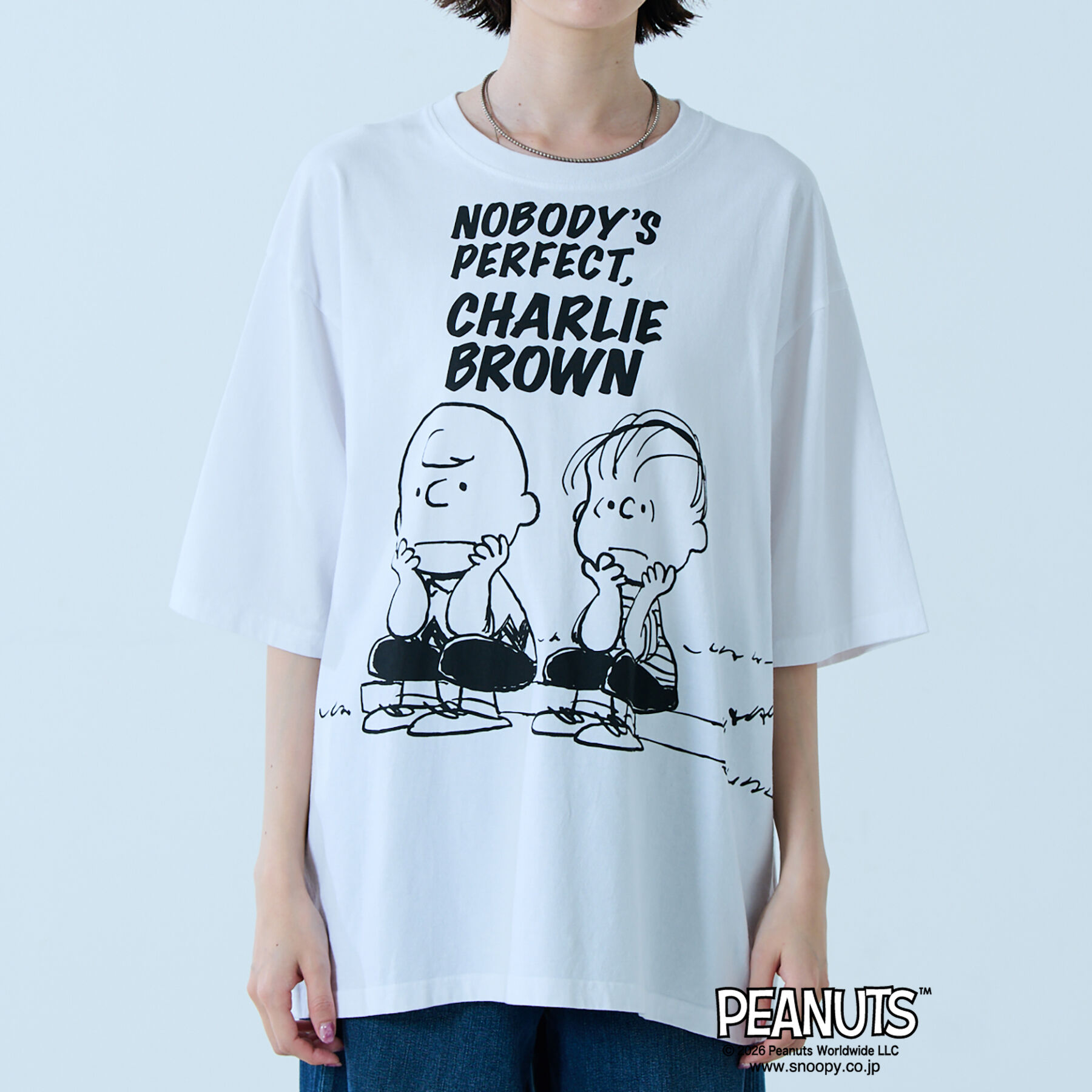 Rouge vif「【JOHNBULL/ジョンブル】PEANUTS プリントTシャツ / スヌーピー」|Tシャツ・カットソー|