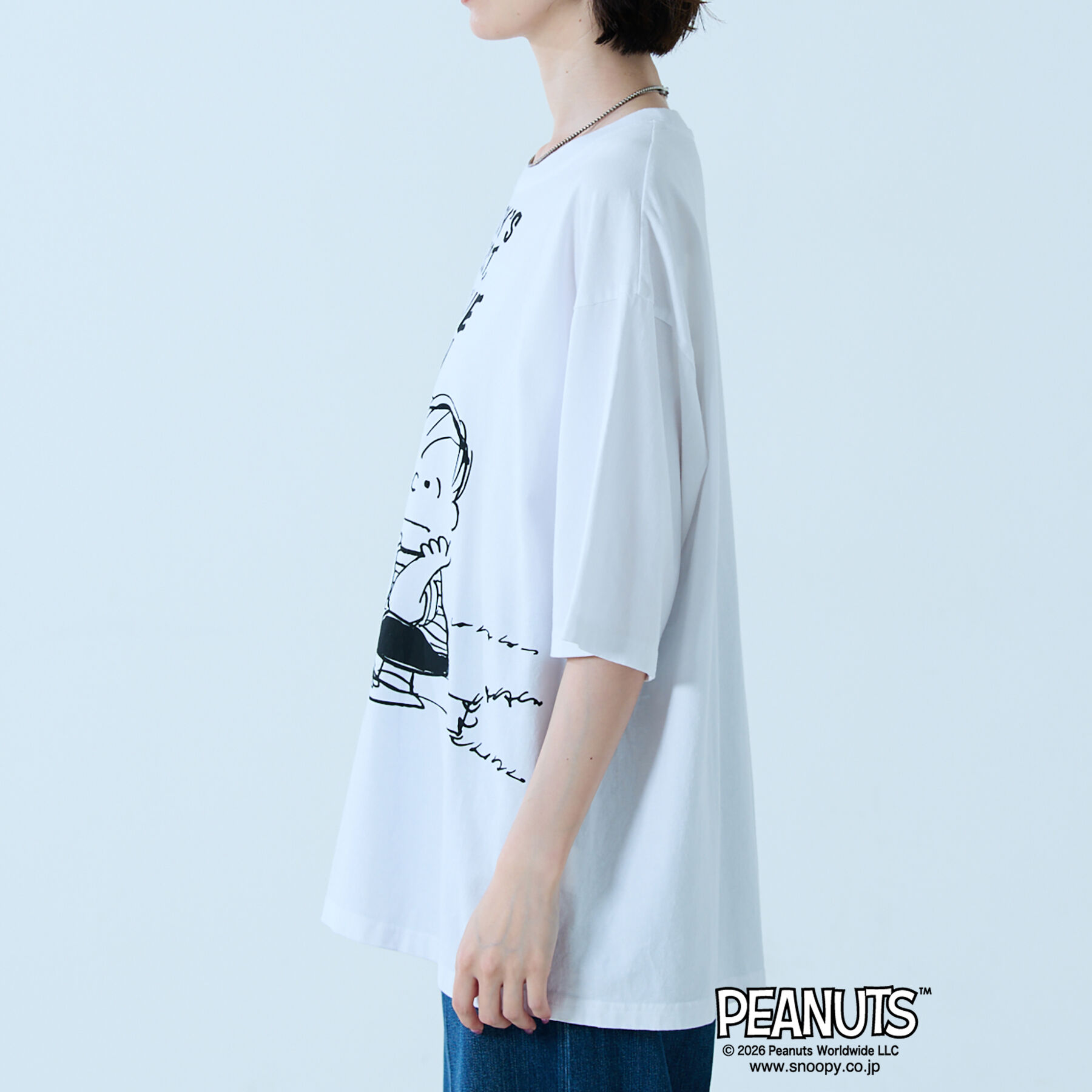Rouge vif「【JOHNBULL/ジョンブル】PEANUTS プリントTシャツ / スヌーピー」|Tシャツ・カットソー|