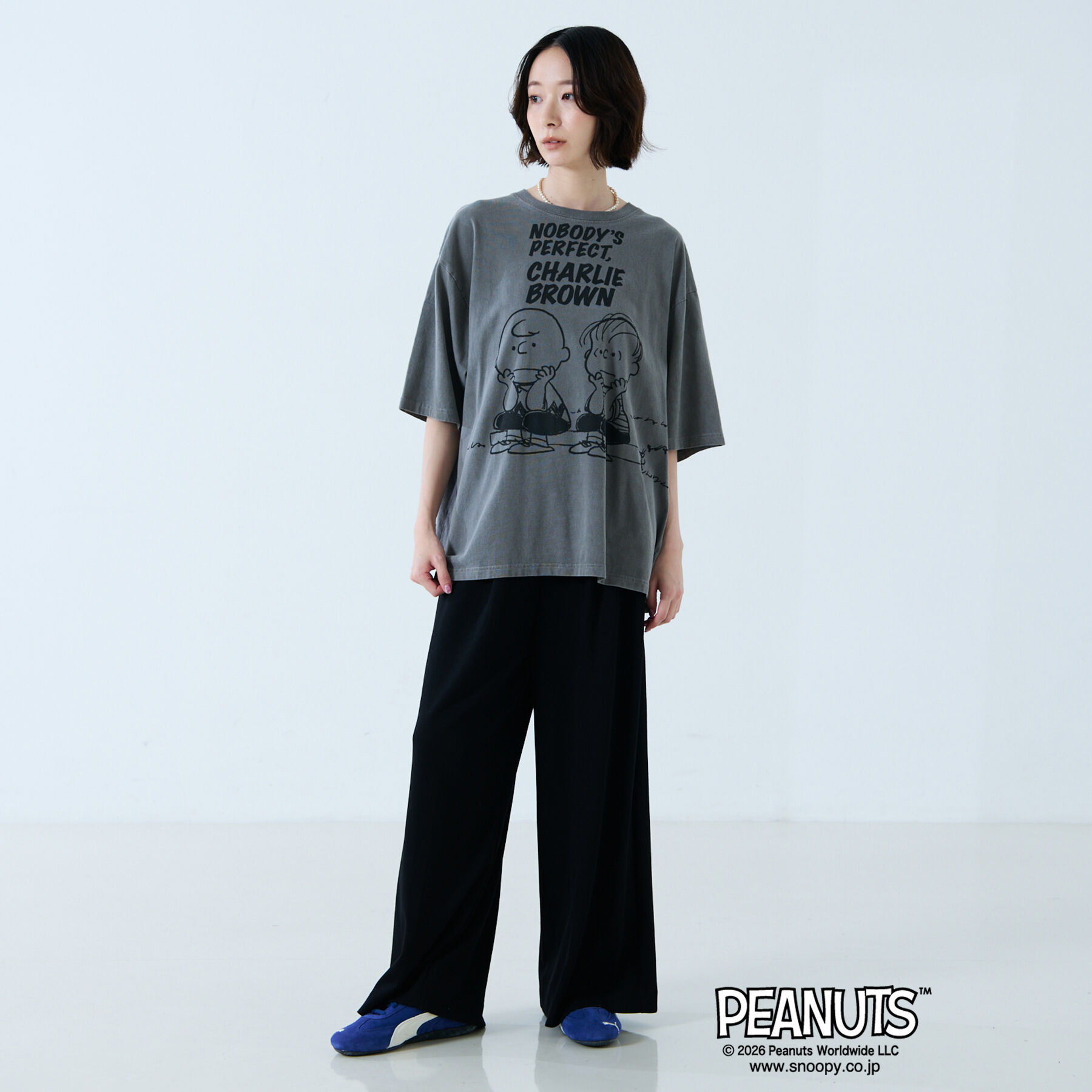 Rouge vif「【JOHNBULL/ジョンブル】PEANUTS プリントTシャツ / スヌーピー」|Tシャツ・カットソー|