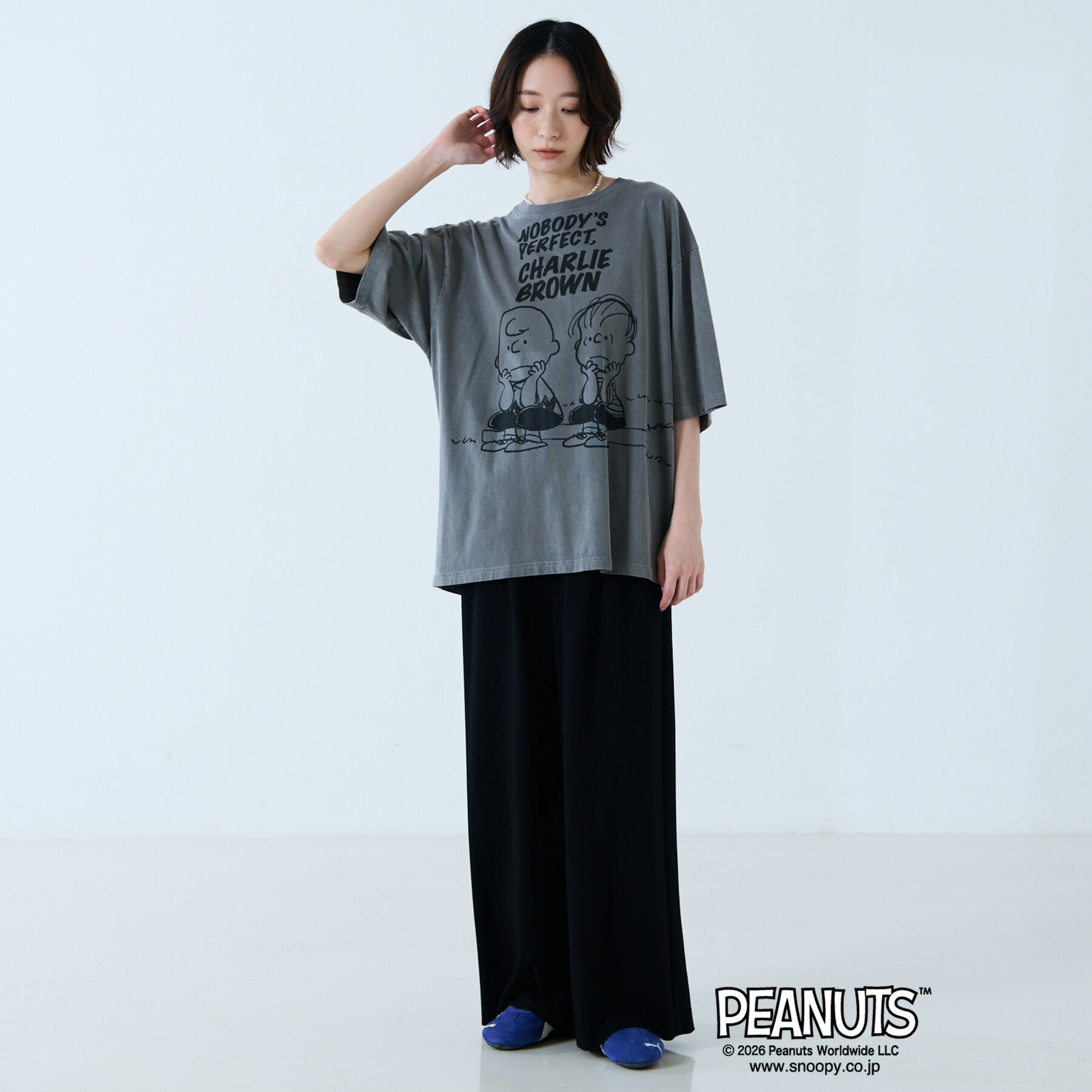 Rouge vif「【JOHNBULL/ジョンブル】PEANUTS プリントTシャツ / スヌーピー」|Tシャツ・カットソー|