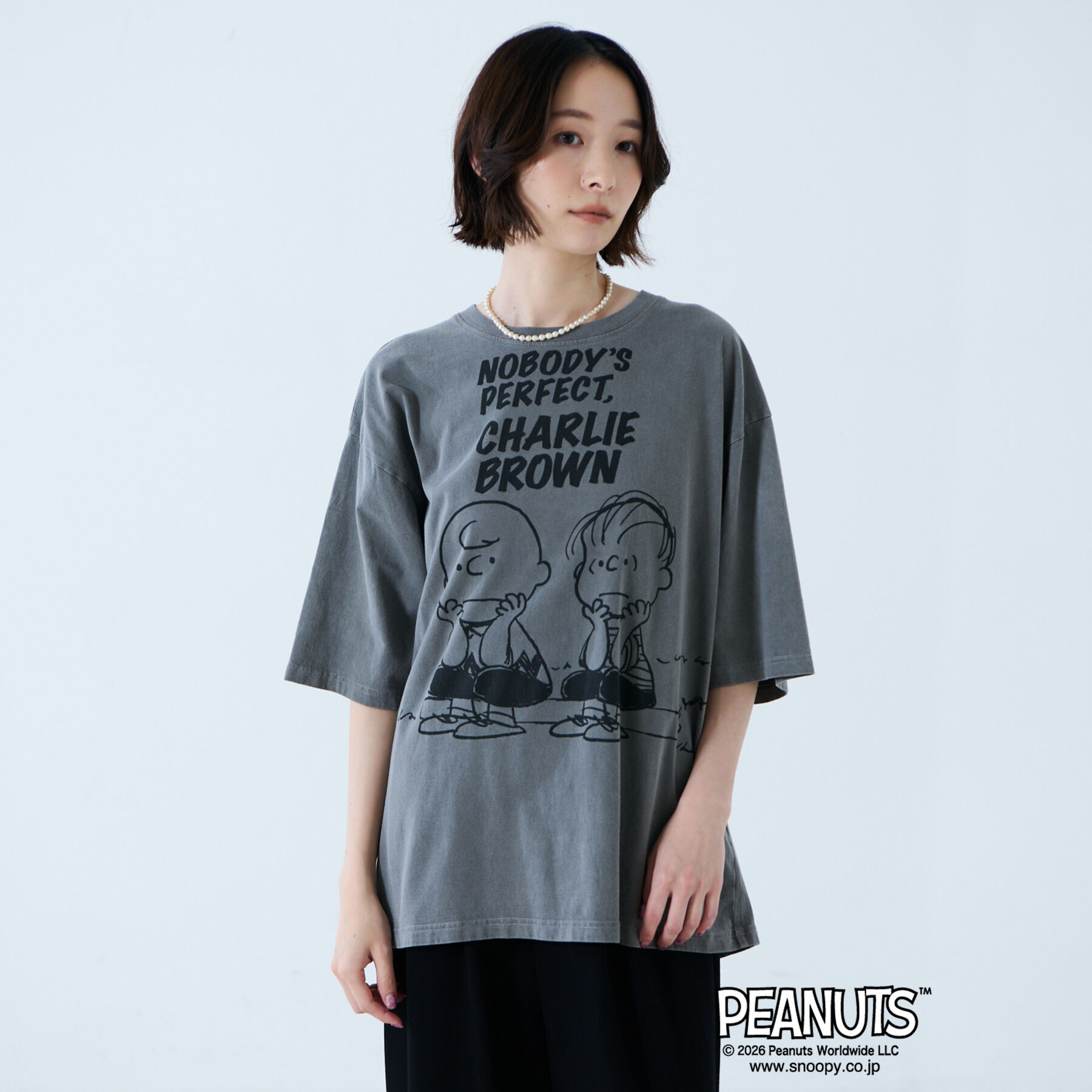 Rouge vif「【JOHNBULL/ジョンブル】PEANUTS プリントTシャツ / スヌーピー」|Tシャツ・カットソー|