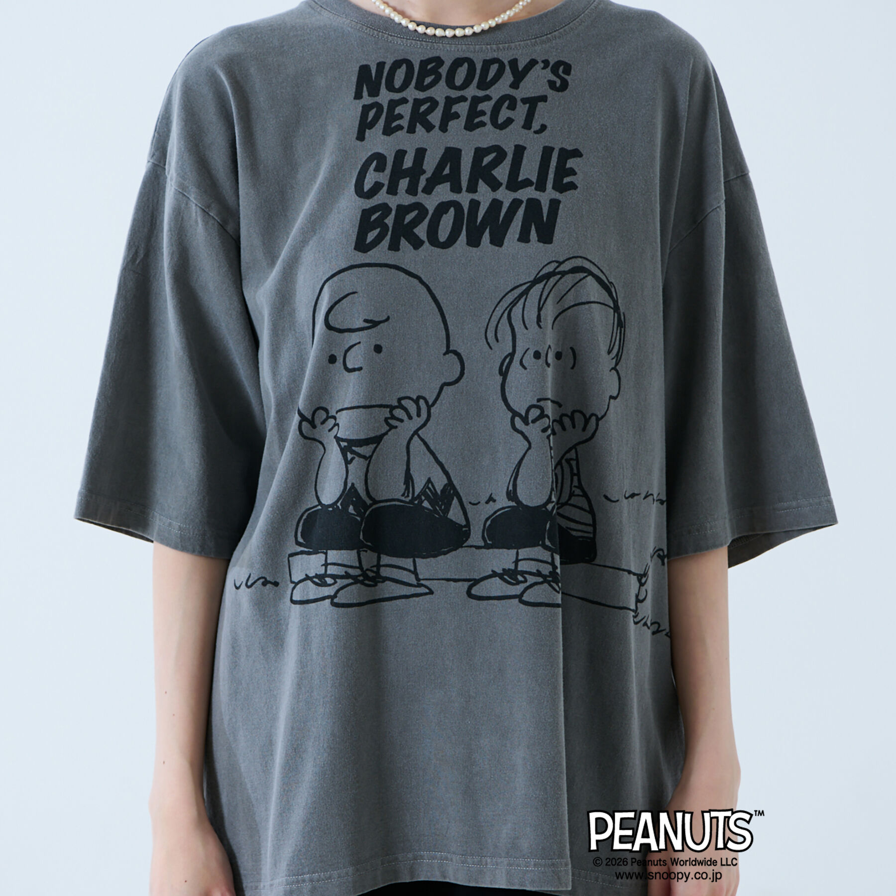 Rouge vif「【JOHNBULL/ジョンブル】PEANUTS プリントTシャツ / スヌーピー」|Tシャツ・カットソー|
