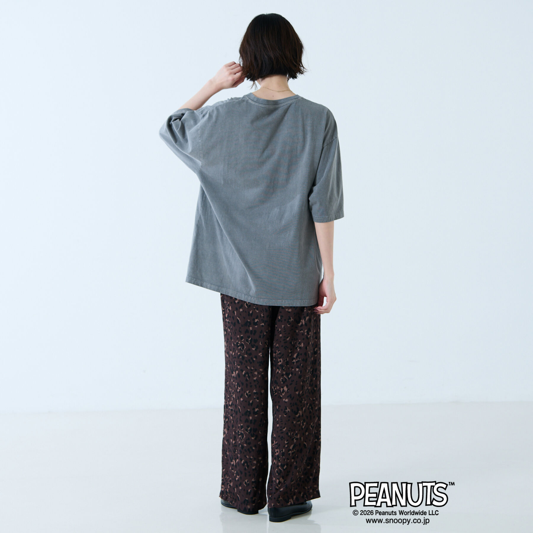 Rouge vif「【JOHNBULL/ジョンブル】PEANUTS プリントTシャツ / スヌーピー」|Tシャツ・カットソー|
