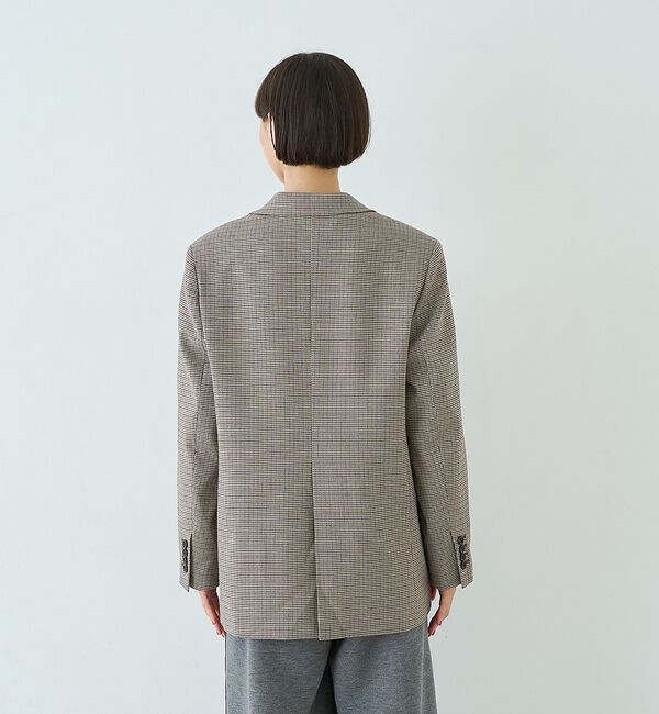 Rouge vif「ウール混ストレッチツイルシングルテーラージャケット」|テーラードジャケット|