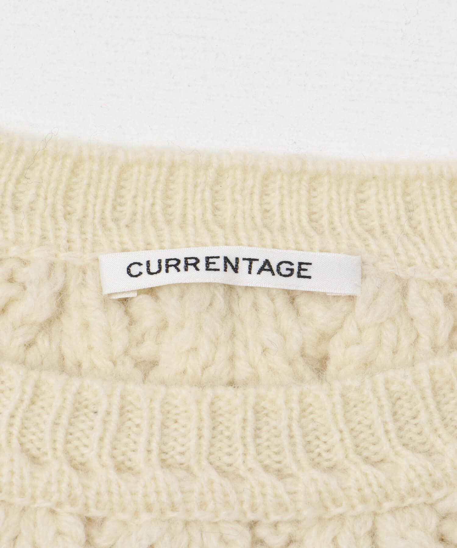 URBAN RESEARCH「CURRENTAGE　CABLE PATCH KNIT」|ニット・セーター|