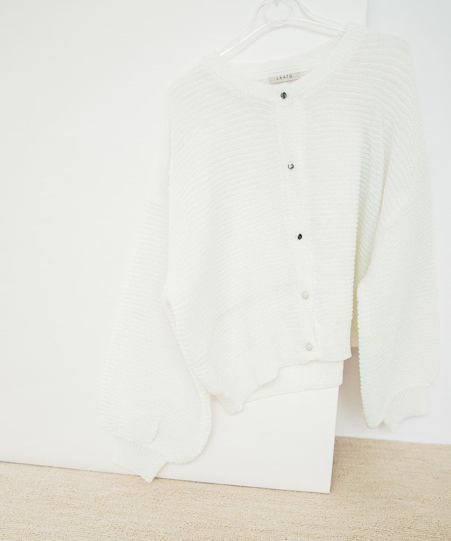 LAATO「kirakira knit cardigan」|カーディガン|