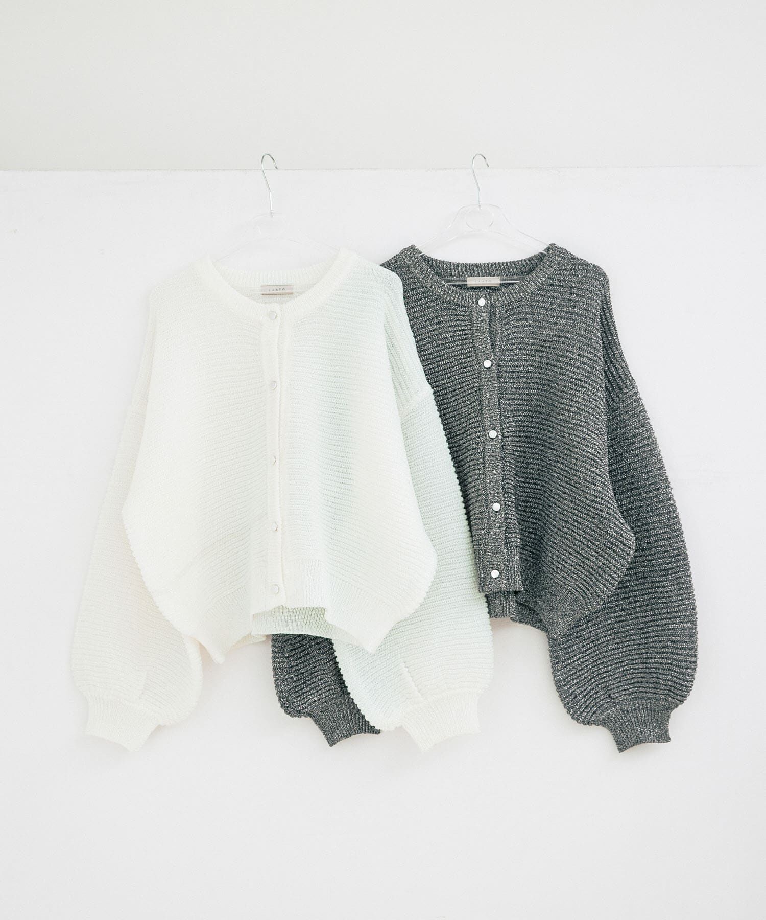 LAATO「kirakira knit cardigan」|カーディガン|