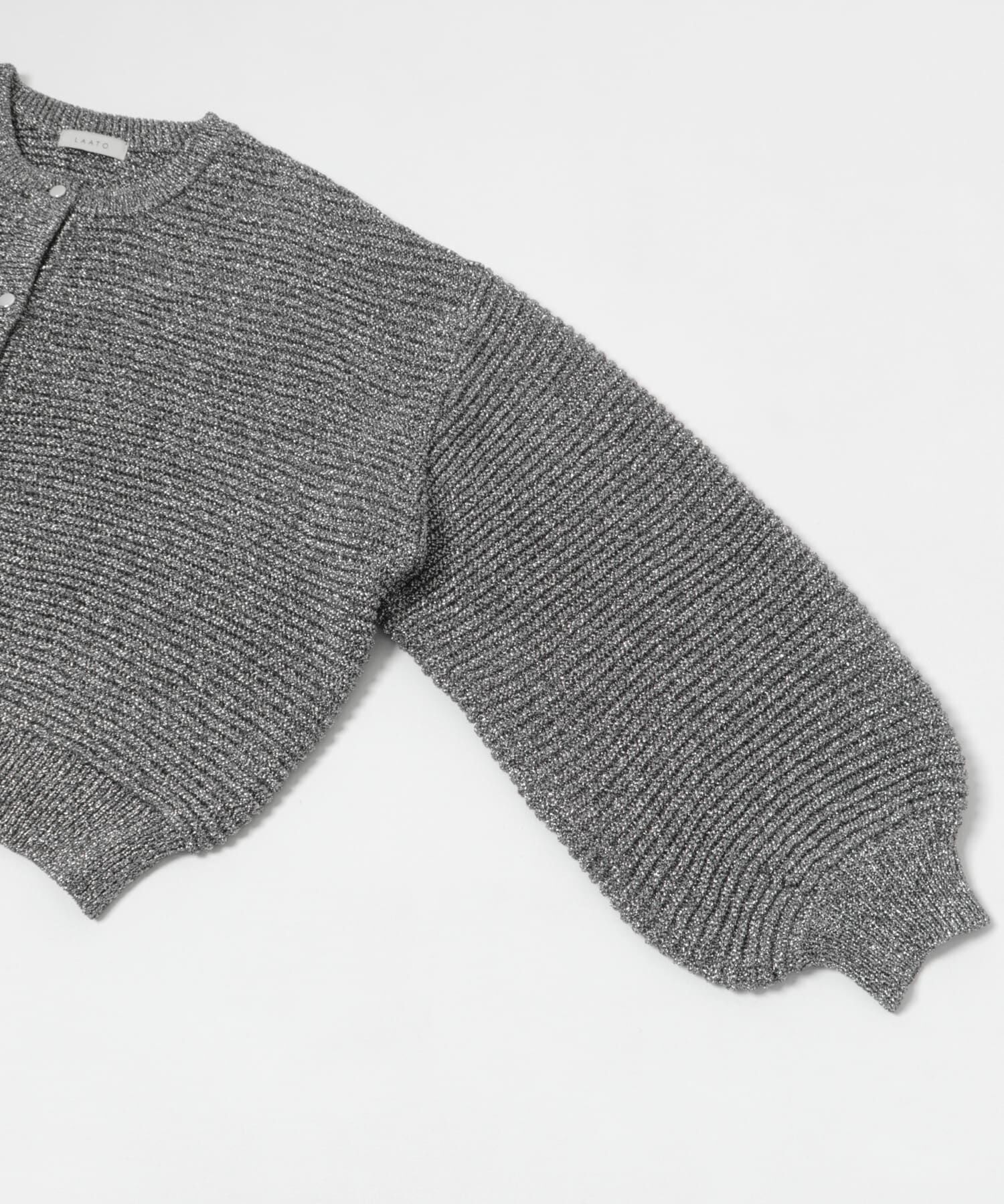 LAATO「kirakira knit cardigan」|カーディガン|