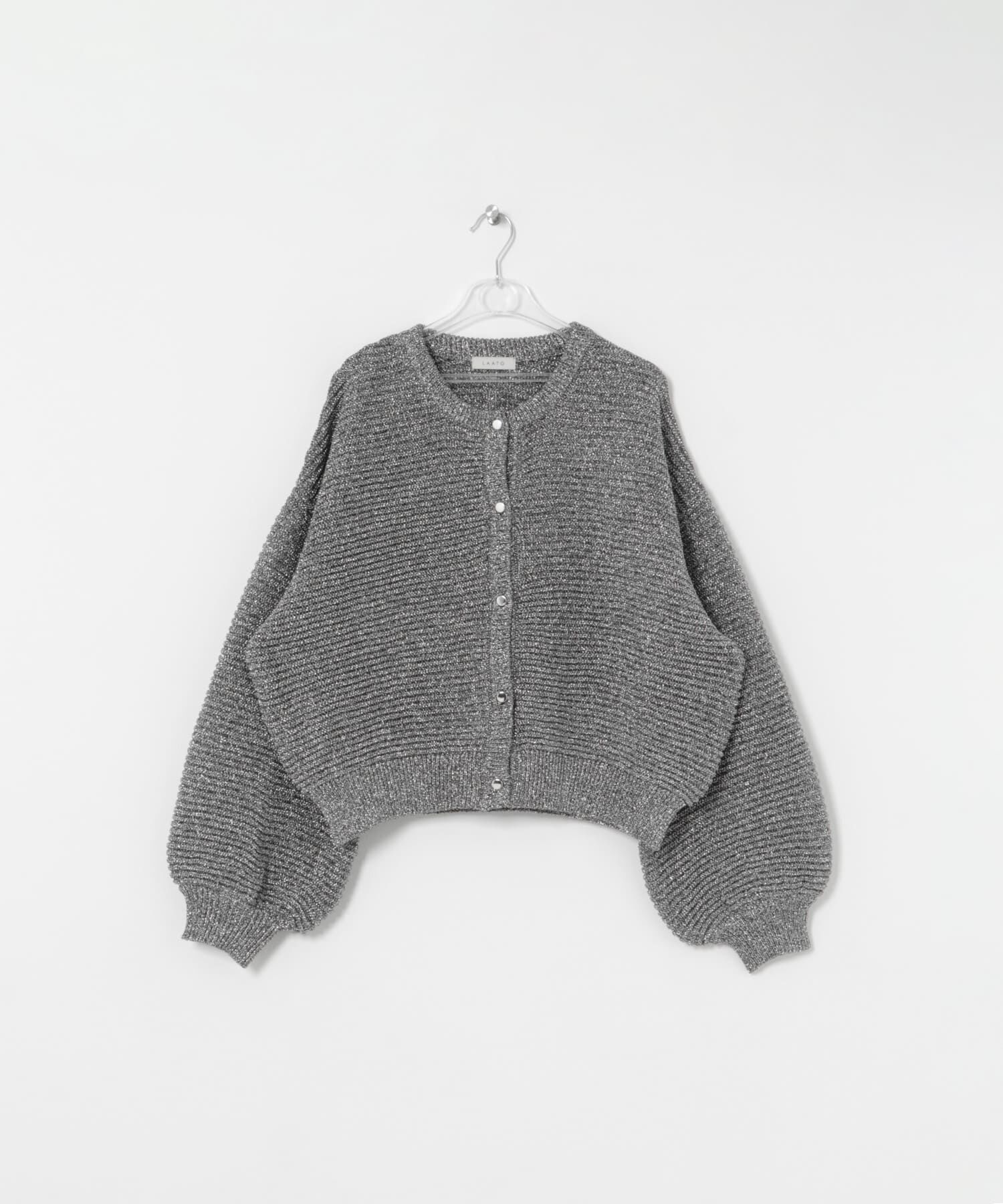 LAATO「kirakira knit cardigan」|カーディガン|
