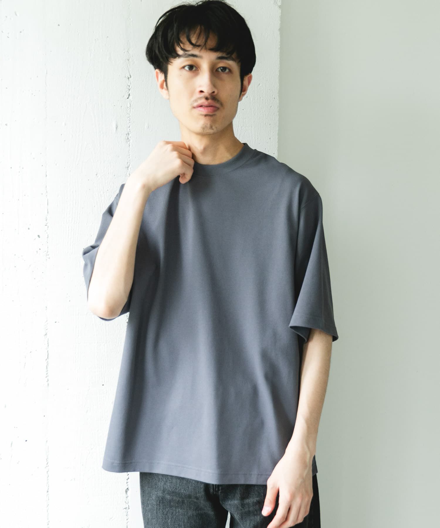URBAN RESEARCH DOORS「ソマルティカノコ クルーネック ショートスリーブ Tシャツ」|Tシャツ・カットソー|
