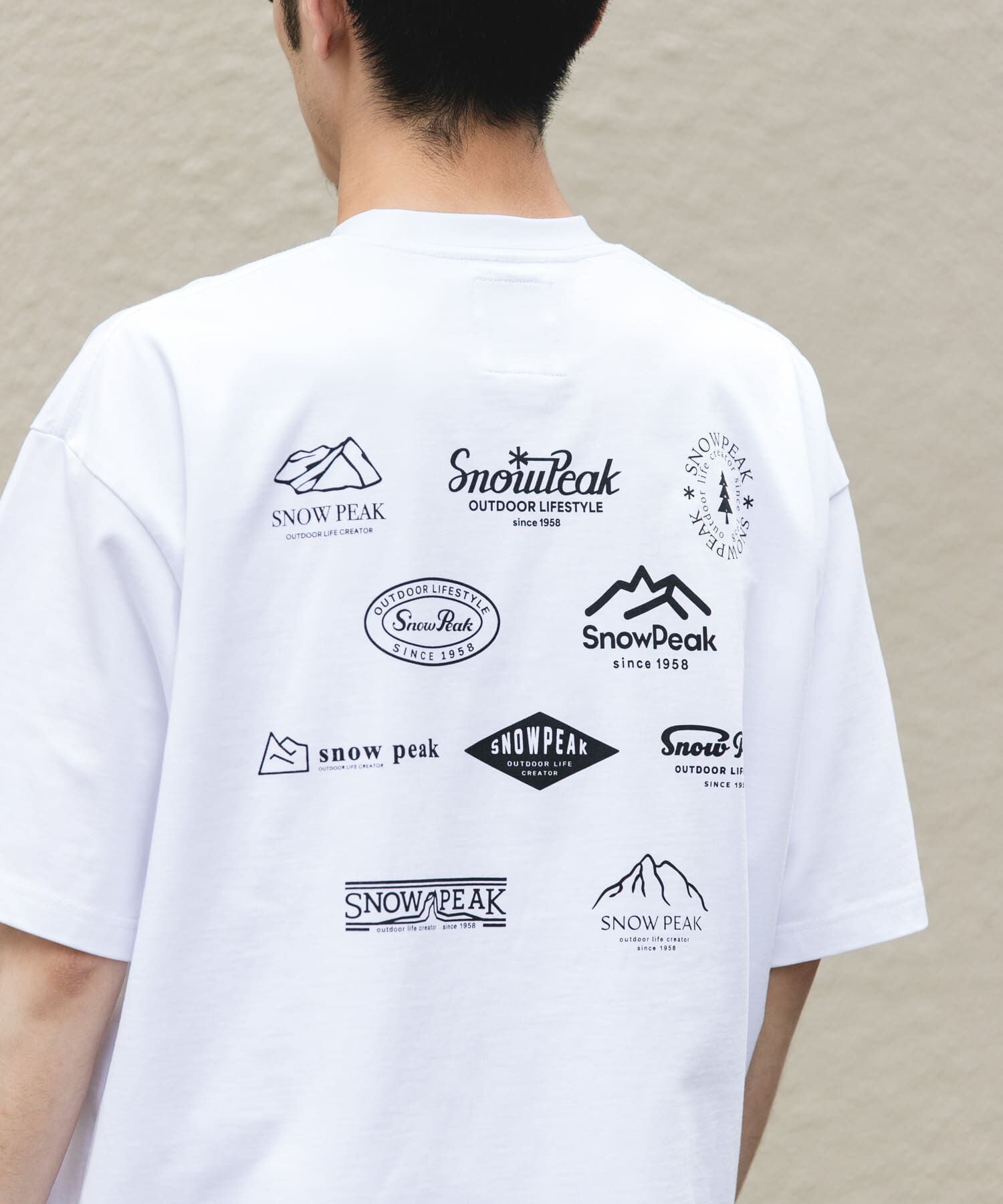 URBAN RESEARCH DOORS「『別注』Snow Peak Apparel&times;DOORS　PROTOARCHIVEPRINT T-SHIRTS」|Tシャツ・カットソー|