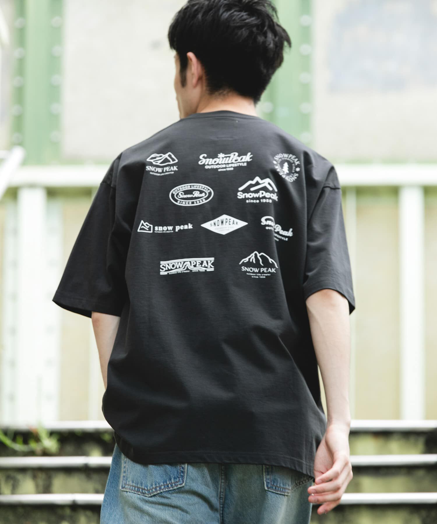 URBAN RESEARCH DOORS「『別注』Snow Peak Apparel&times;DOORS　PROTOARCHIVEPRINT T-SHIRTS」|Tシャツ・カットソー|