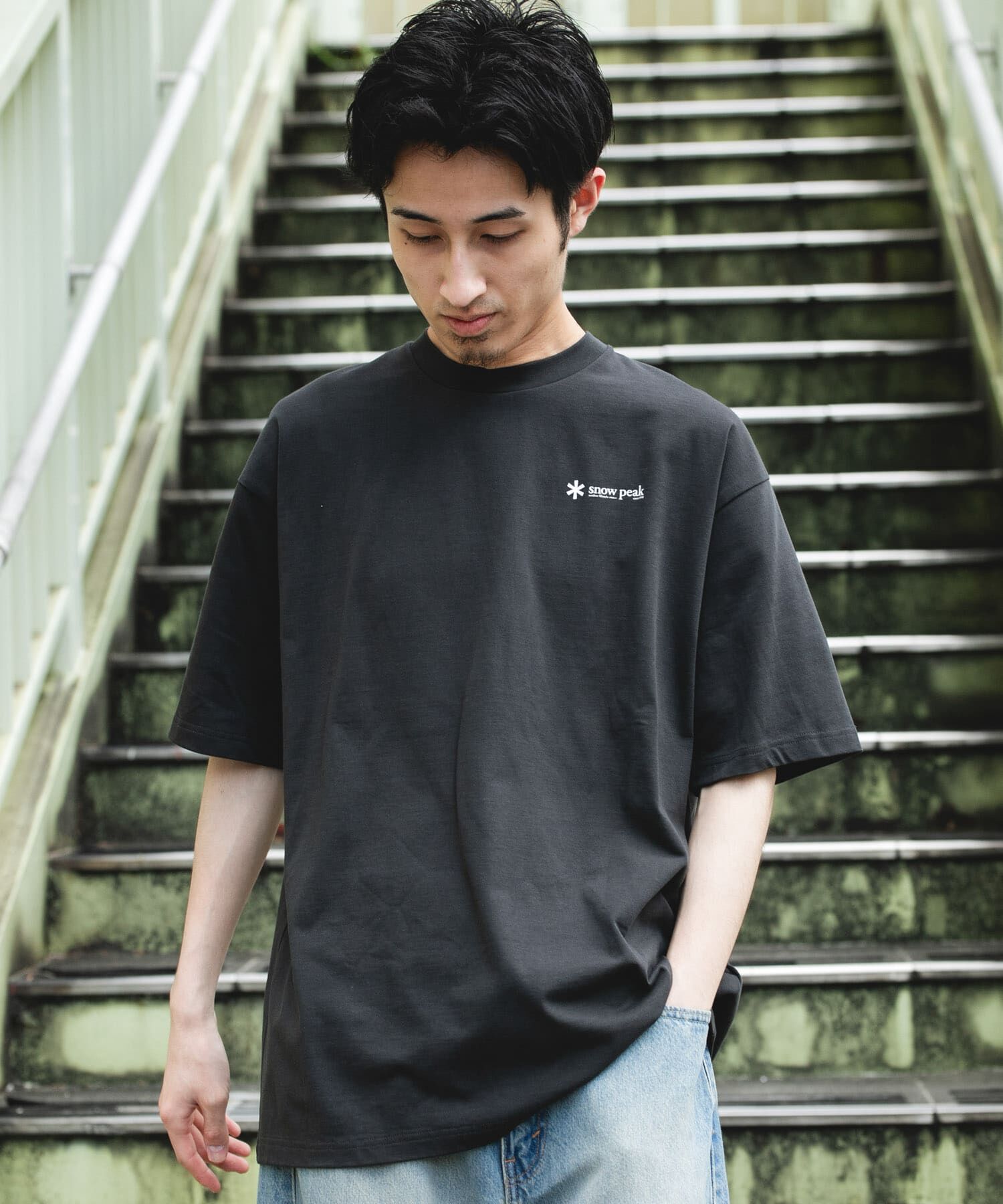 URBAN RESEARCH DOORS「『別注』Snow Peak Apparel&times;DOORS　PROTOARCHIVEPRINT T-SHIRTS」|Tシャツ・カットソー|