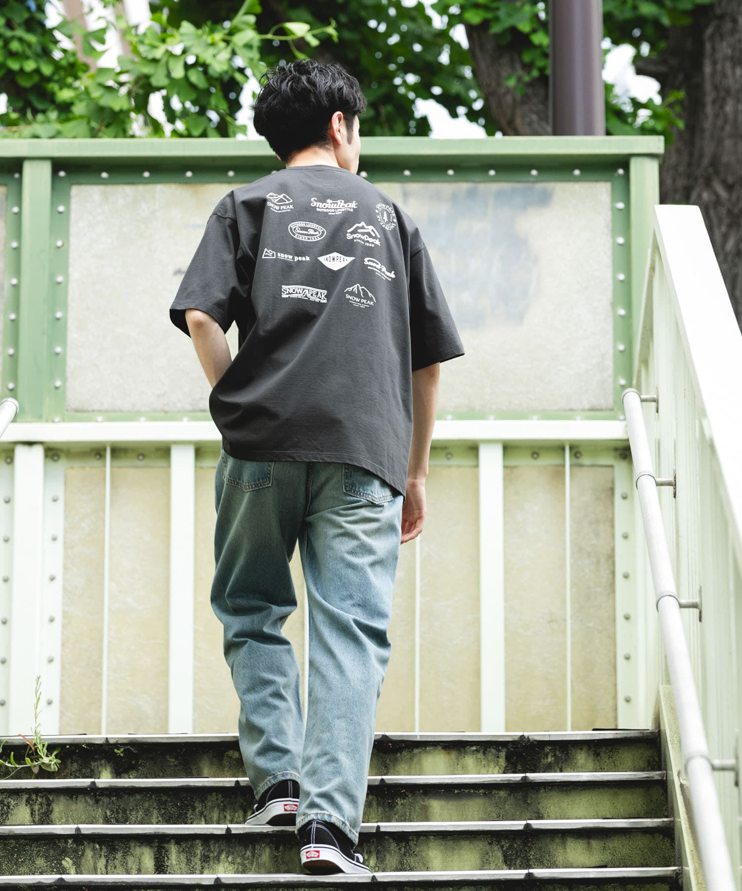 URBAN RESEARCH DOORS「『別注』Snow Peak Apparel&times;DOORS　PROTOARCHIVEPRINT T-SHIRTS」|Tシャツ・カットソー|