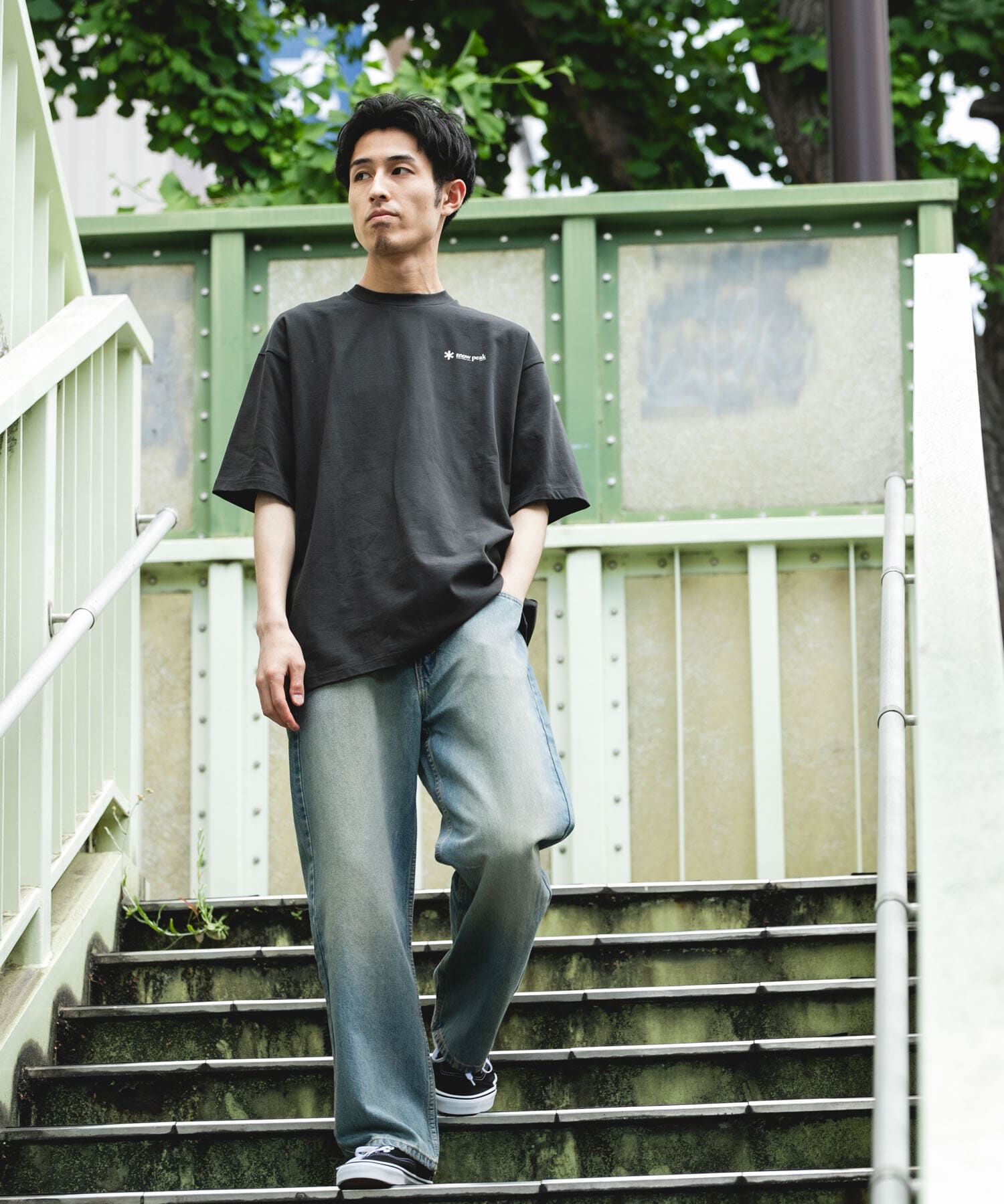 URBAN RESEARCH DOORS「『別注』Snow Peak Apparel&times;DOORS　PROTOARCHIVEPRINT T-SHIRTS」|Tシャツ・カットソー|