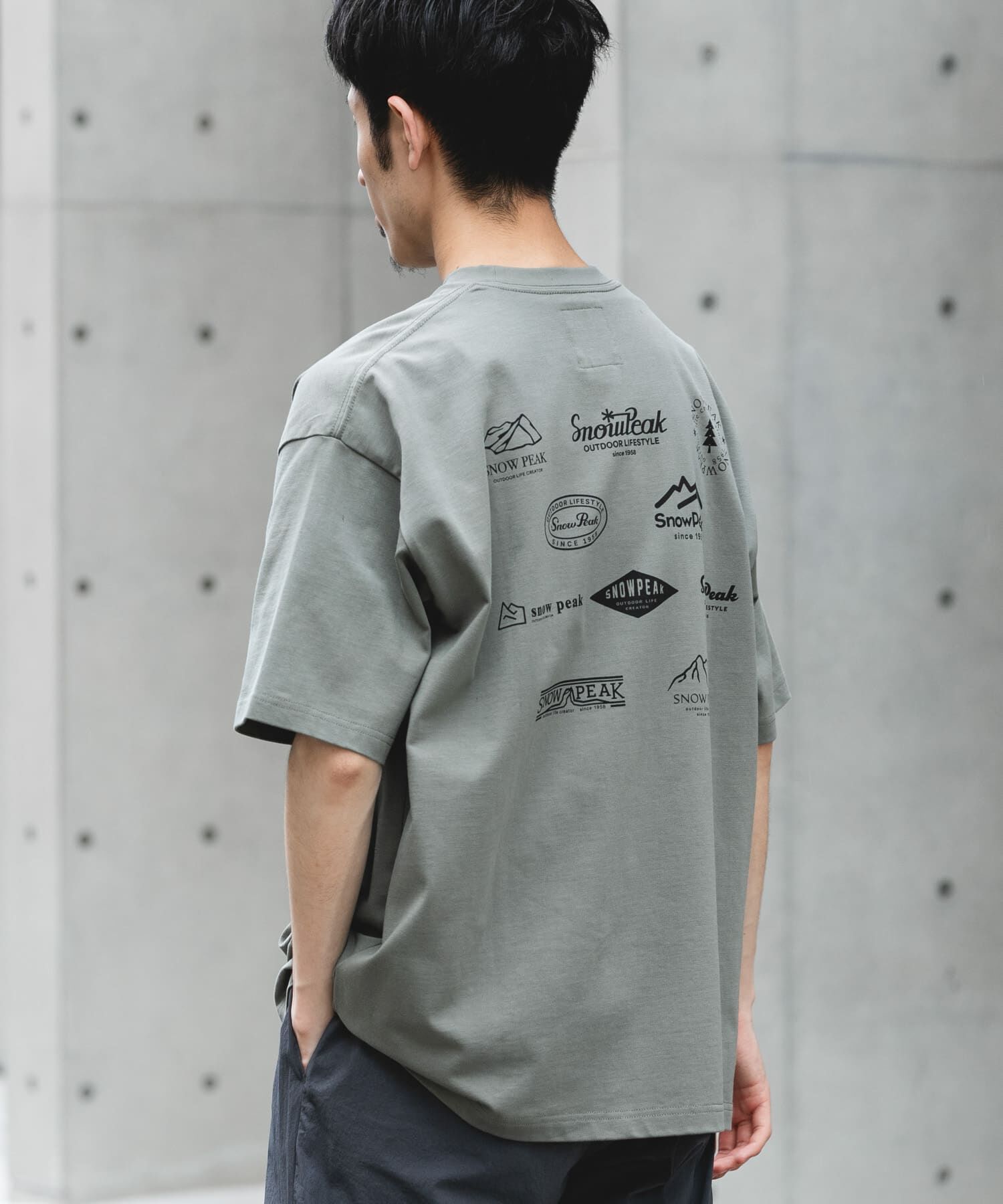 URBAN RESEARCH DOORS「『別注』Snow Peak Apparel&times;DOORS　PROTOARCHIVEPRINT T-SHIRTS」|Tシャツ・カットソー|