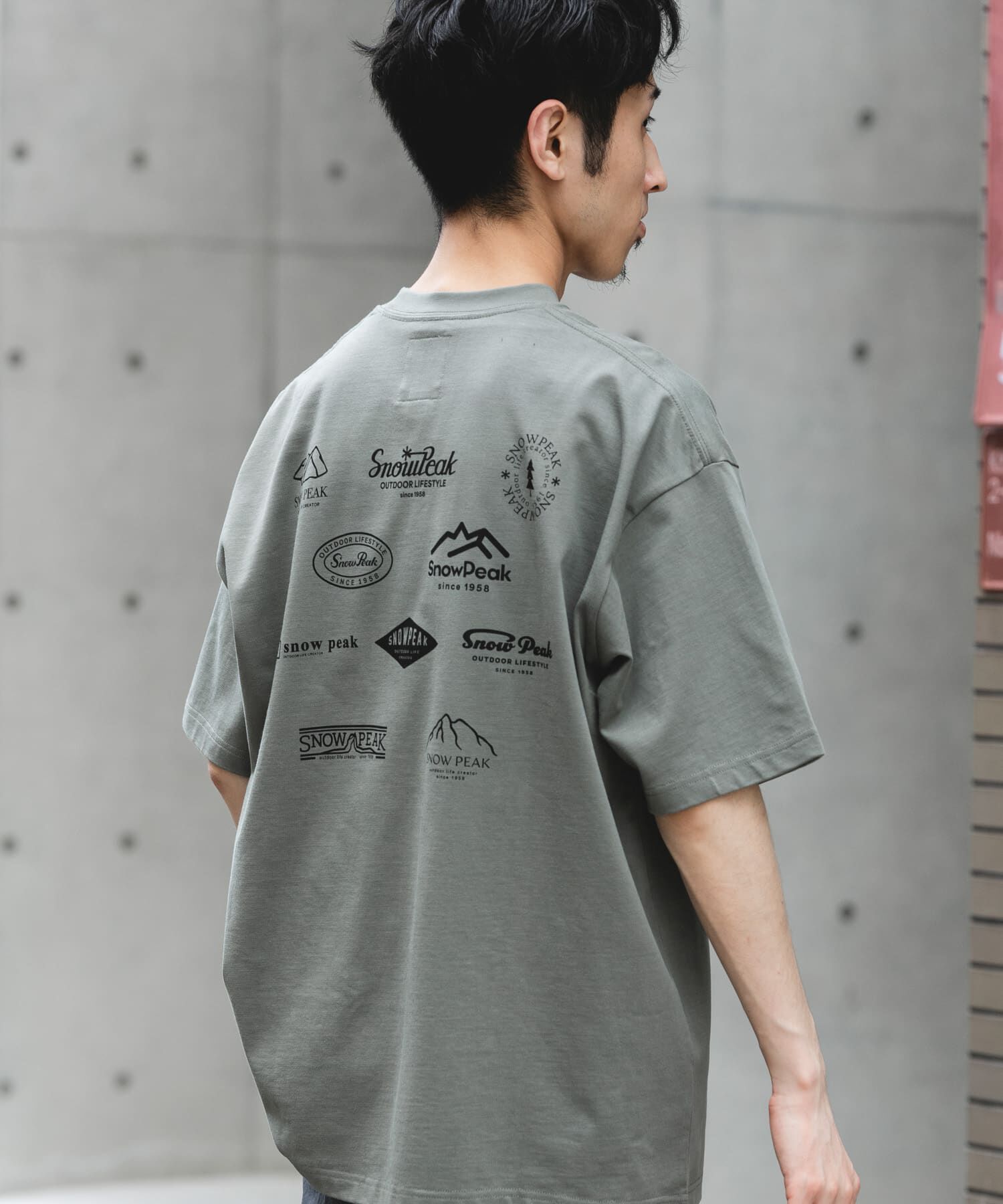 URBAN RESEARCH DOORS「『別注』Snow Peak Apparel&times;DOORS　PROTOARCHIVEPRINT T-SHIRTS」|Tシャツ・カットソー|