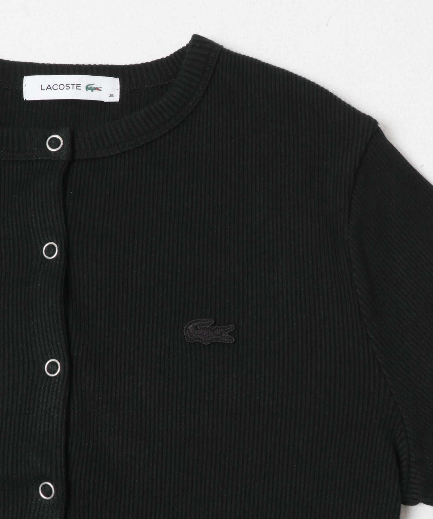 URBAN RESEARCH DOORS「LACOSTE　リブジャージーカーディガン」|カーディガン|