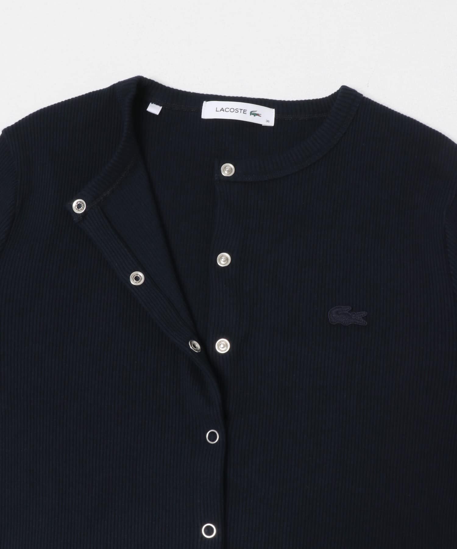 URBAN RESEARCH DOORS「LACOSTE　リブジャージーカーディガン」|カーディガン|