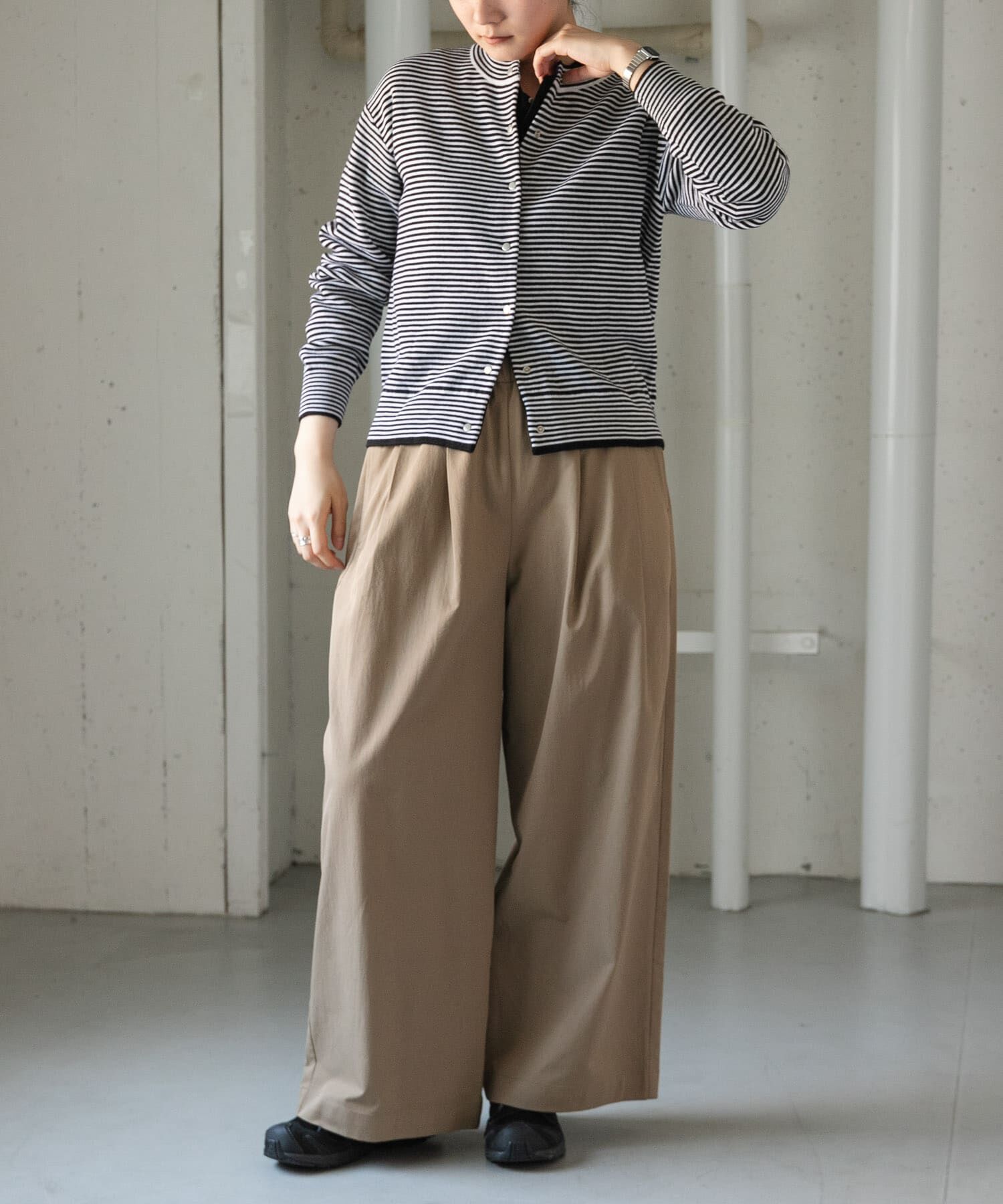URBAN RESEARCH DOORS「『一部WEB限定カラー』FORK&SPOON　ミラノリブニットカーディガン」|カーディガン|