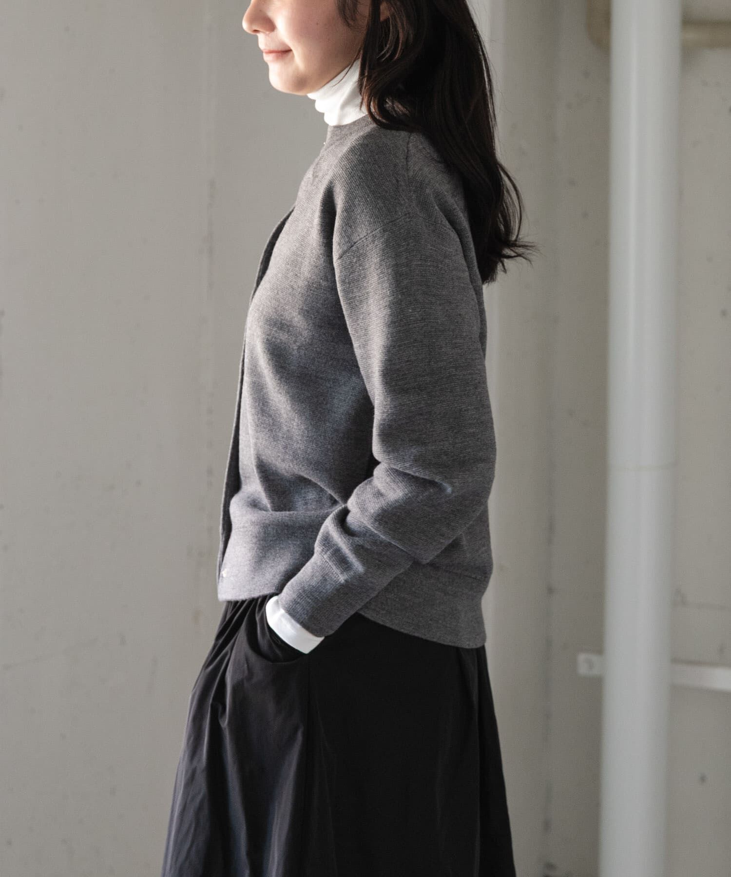 URBAN RESEARCH DOORS「『一部WEB限定カラー』FORK&SPOON　ミラノリブニットカーディガン」|カーディガン|