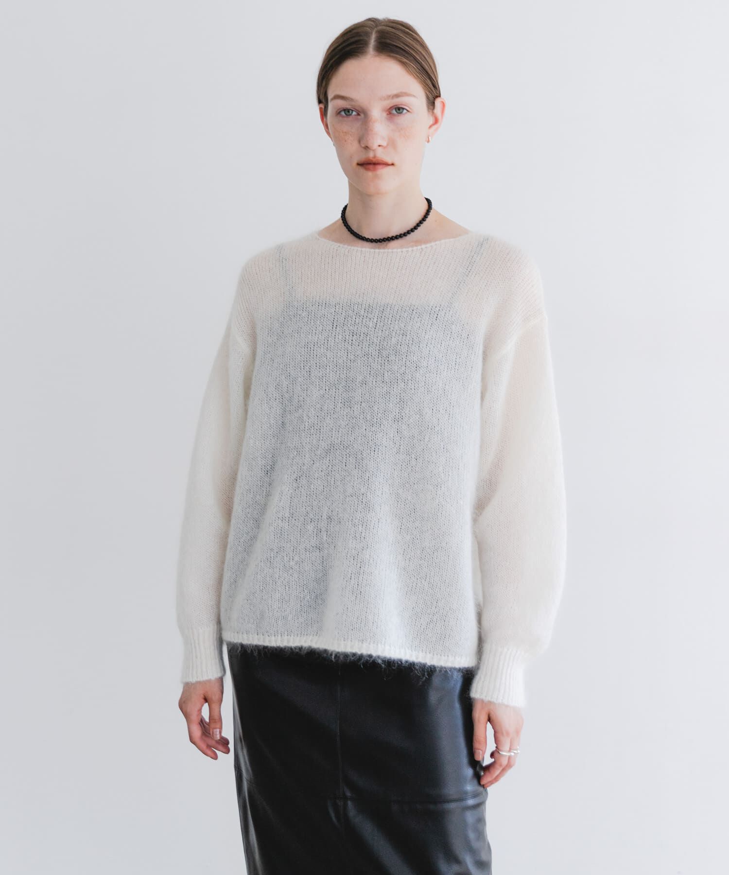 URBAN RESEARCH「『WEB/一部店舗限定カラー』ヘアリールーズニット」|ニット・セーター|