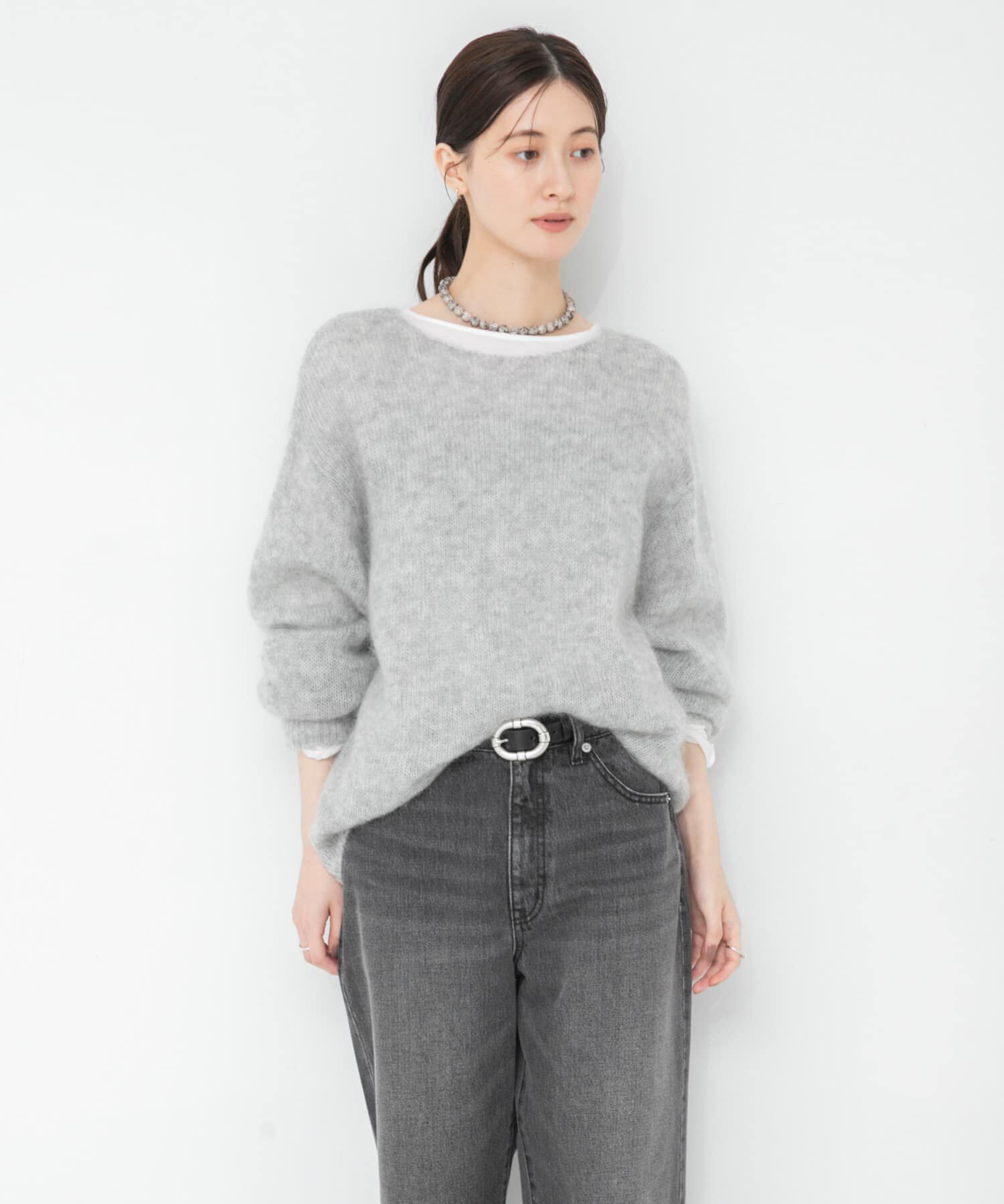 URBAN RESEARCH「『WEB/一部店舗限定カラー』ヘアリールーズニット」|ニット・セーター|