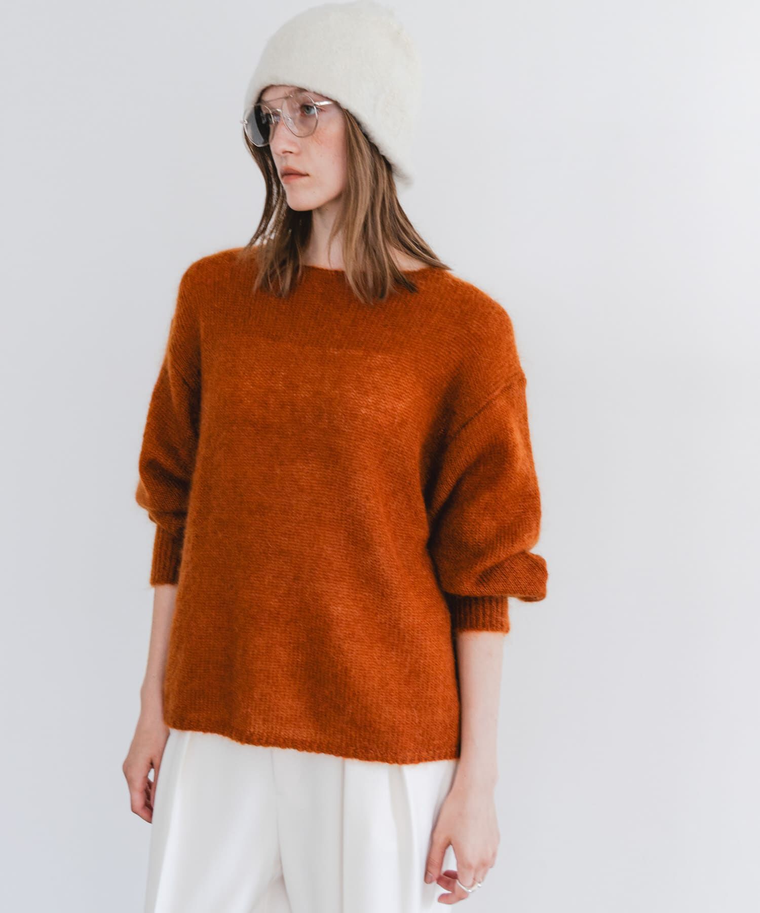 URBAN RESEARCH「『WEB/一部店舗限定カラー』ヘアリールーズニット」|ニット・セーター|