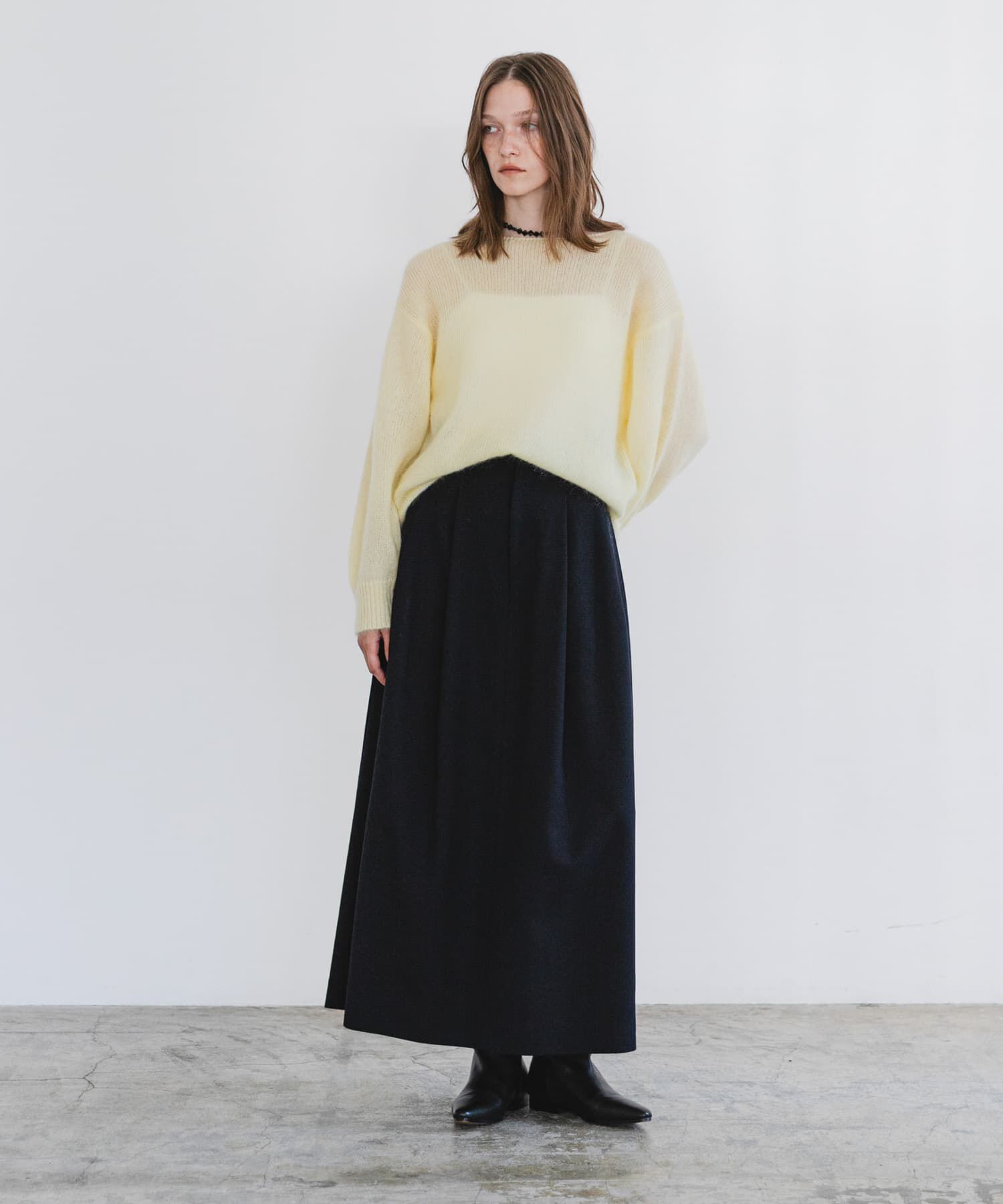 URBAN RESEARCH「『WEB/一部店舗限定カラー』ヘアリールーズニット」|ニット・セーター|