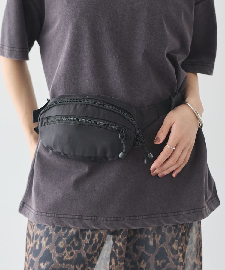 earth music&ecology「ライトリップストップウエストポーチ」|その他|Black