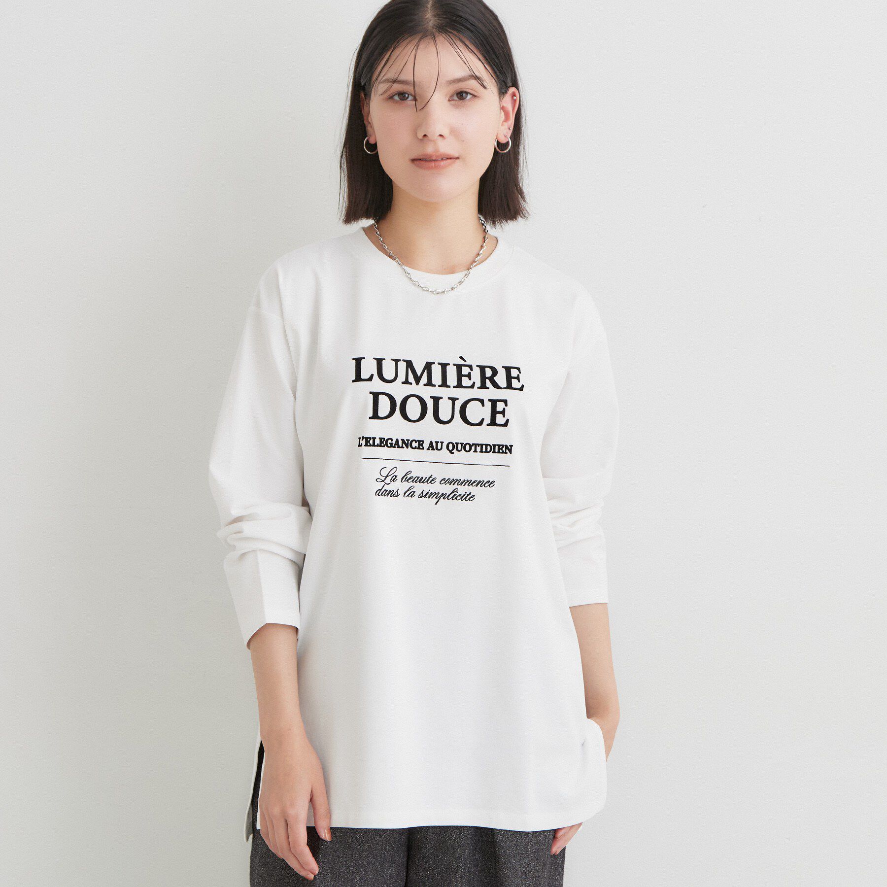 THE SHOP TK「ロゴ＆フォトアソートロンT」|Tシャツ・カットソー|