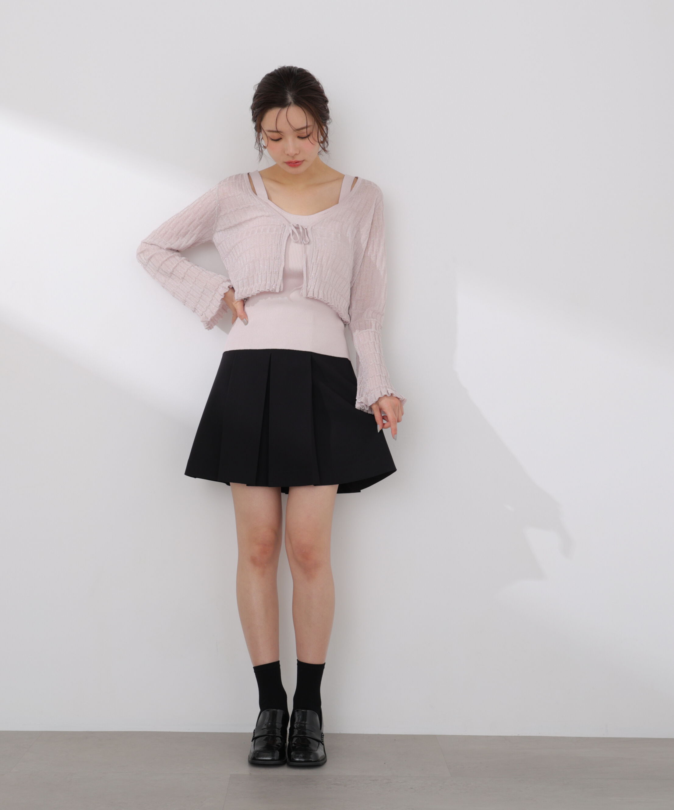 PROPORTION BODY DRESSING「＜加藤栞さん着用＞＜EDIT COLOGNE＞タックミニスカート」|スカート|