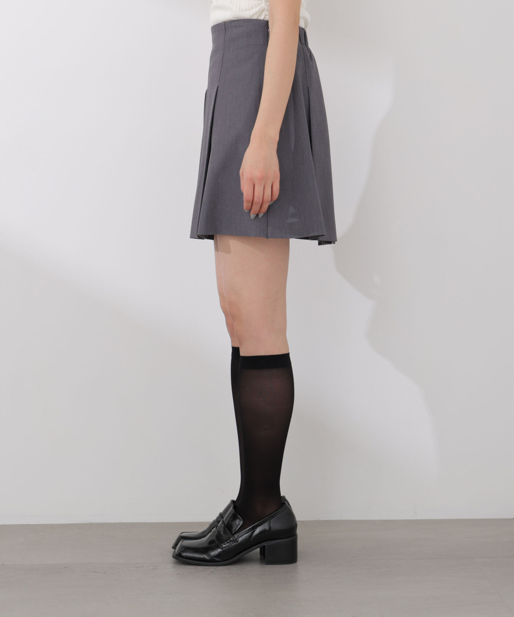 PROPORTION BODY DRESSING「＜加藤栞さん着用＞＜EDIT COLOGNE＞タックミニスカート」|スカート|
