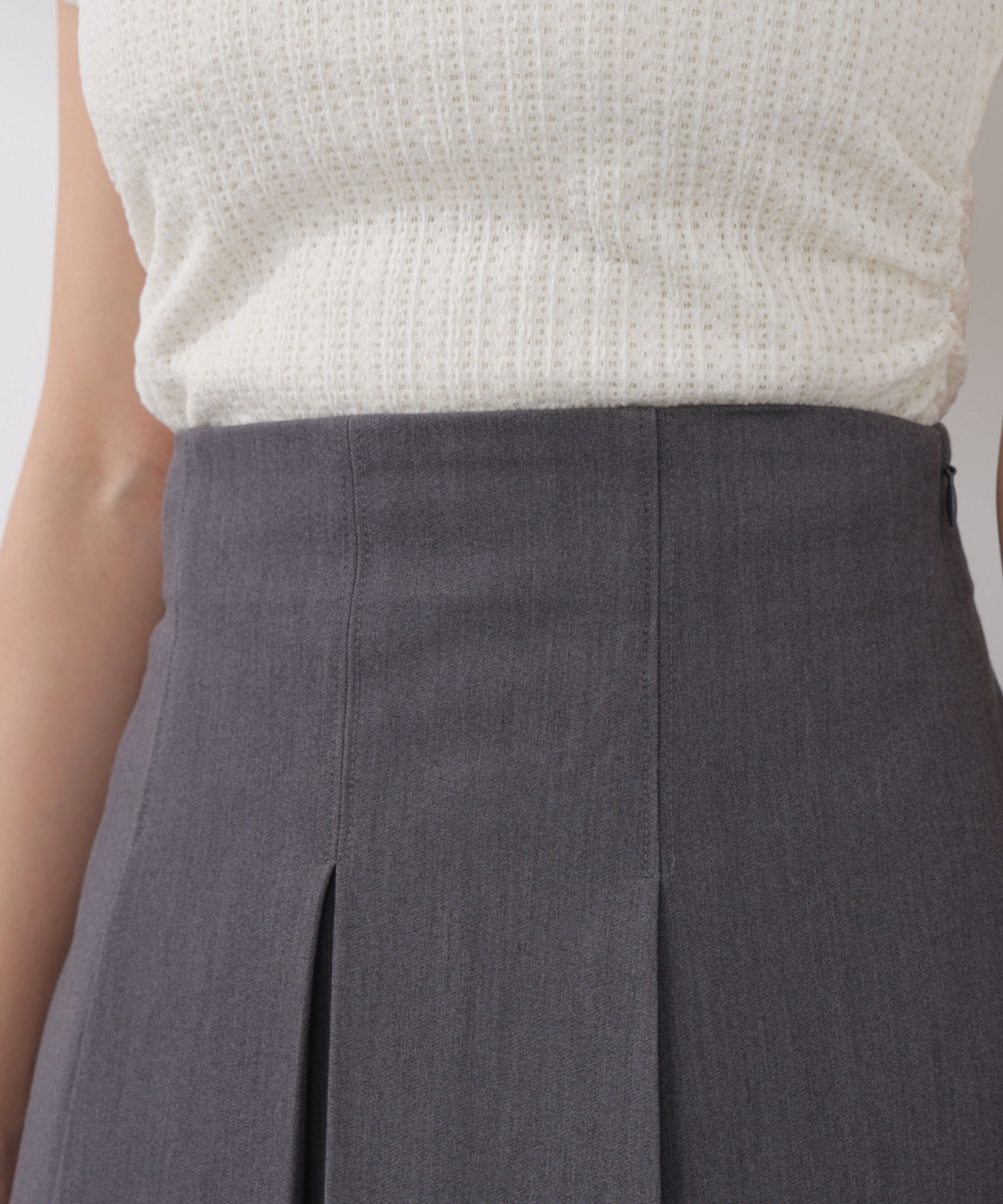 PROPORTION BODY DRESSING「＜加藤栞さん着用＞＜EDIT COLOGNE＞タックミニスカート」|スカート|