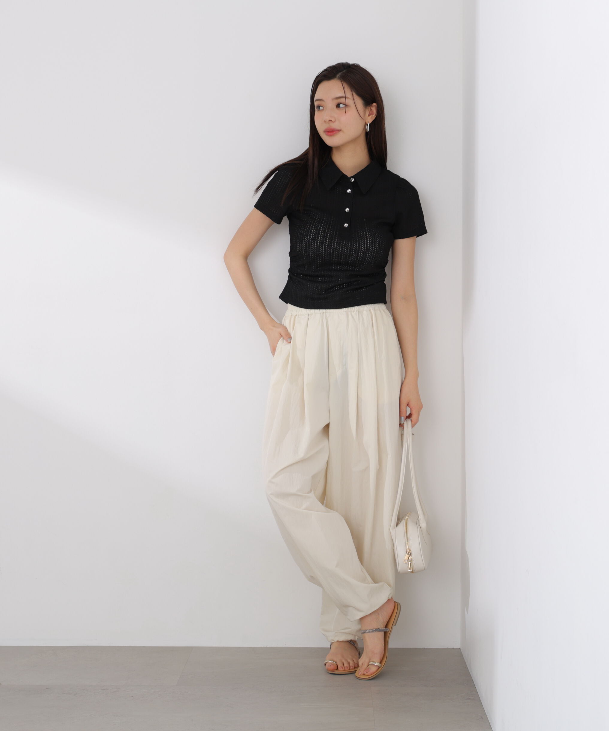 PROPORTION BODY DRESSING「〈EDIT COLOGNE〉レーススキッパートップス」|Tシャツ・カットソー|