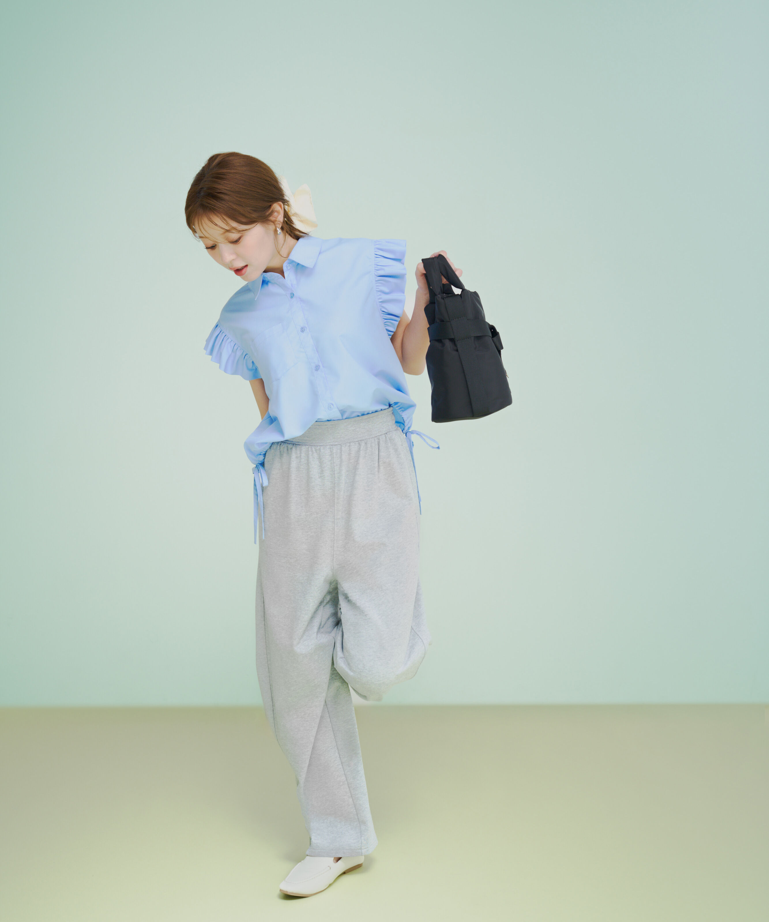 PROPORTION BODY DRESSING「バルーンスリーブブラウス」|シャツ・ブラウス|