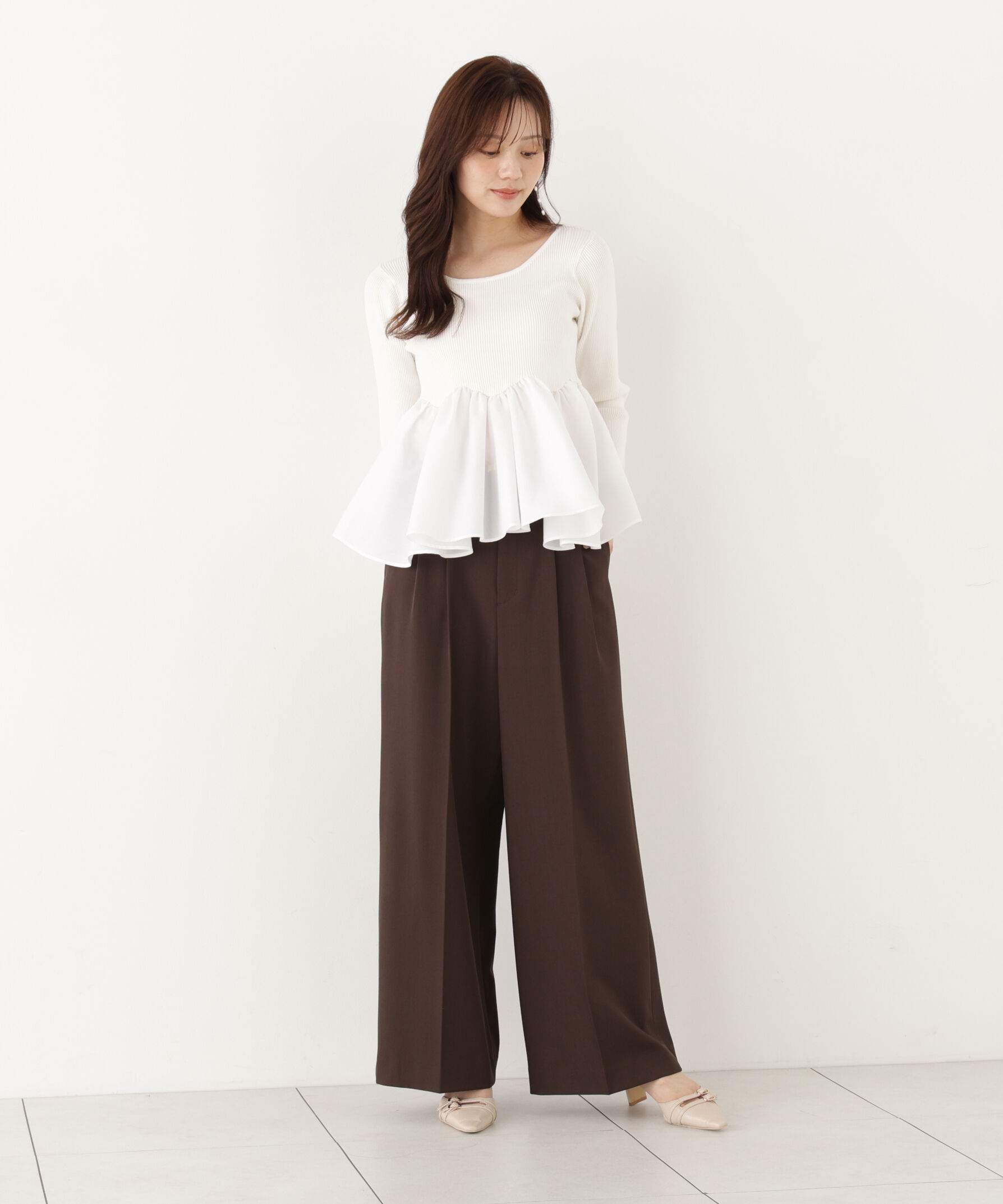PROPORTION BODY DRESSING「Wブレストワイドパンツ」|その他|