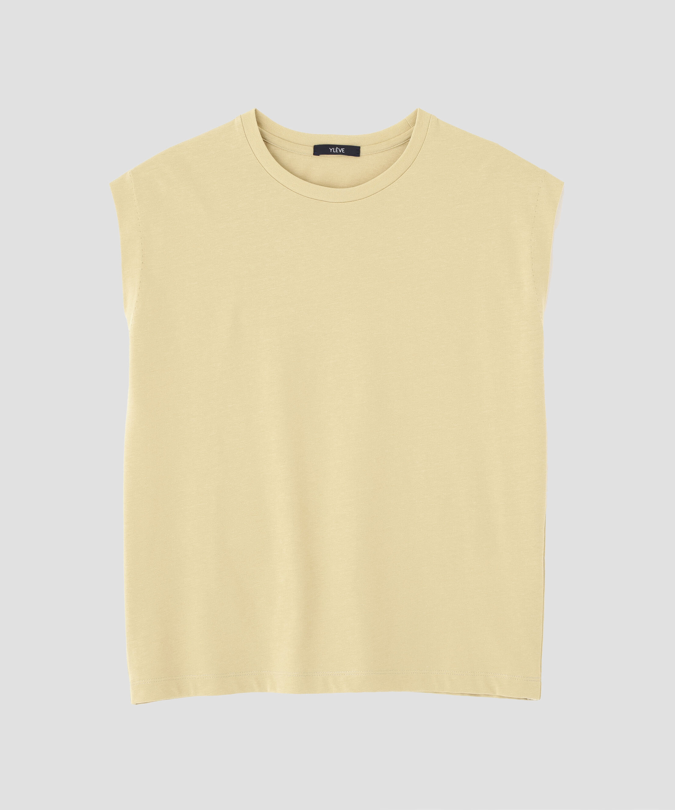 YLEVE 「YLEVE / ORGANIC COTTON BIO SLEEVELESS T-SHIRT」|Tシャツ・カットソー|イエロー