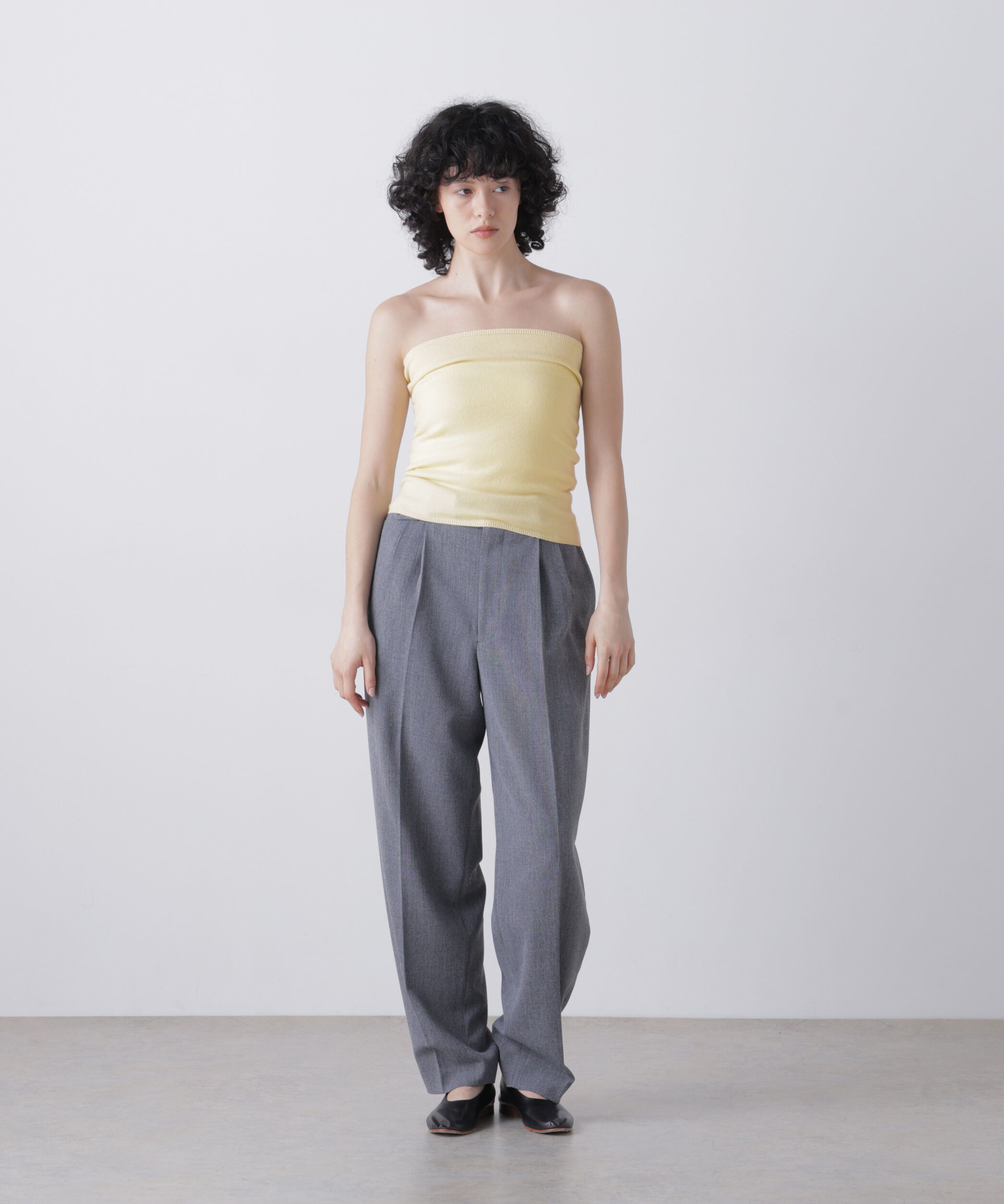 YLEVE 「YLEVE / CASHMERE KNIT TUBE TOP」|ニット・セーター|