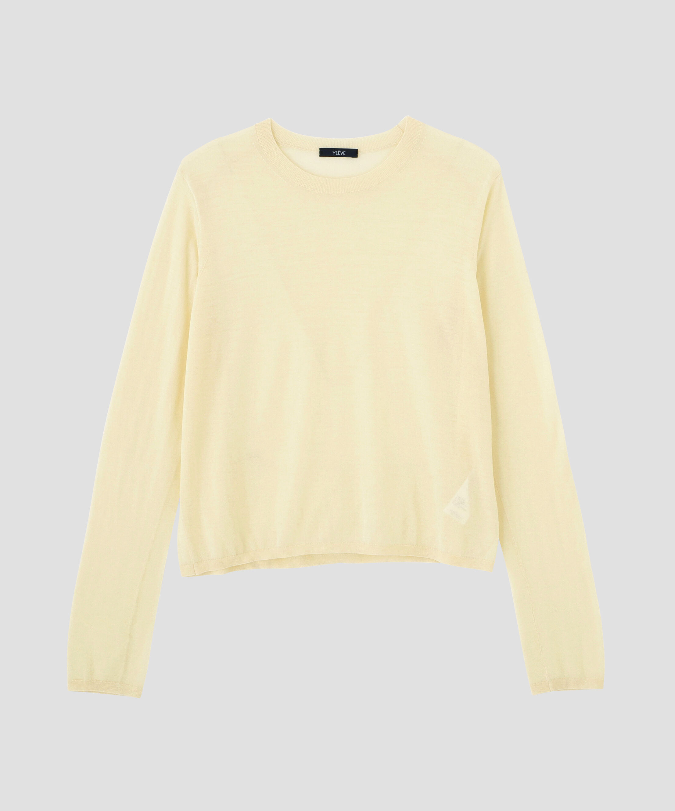 YLEVE 「YLEVE / 2/100 FINE WOOL SHEER KNIT PULLOVER」|ニット・セーター|