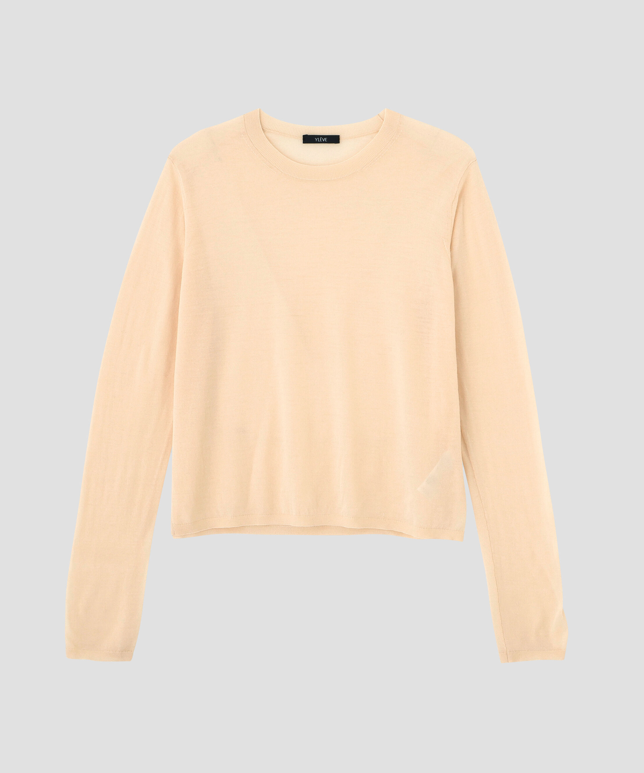 YLEVE 「YLEVE / 2/100 FINE WOOL SHEER KNIT PULLOVER」|ニット・セーター|