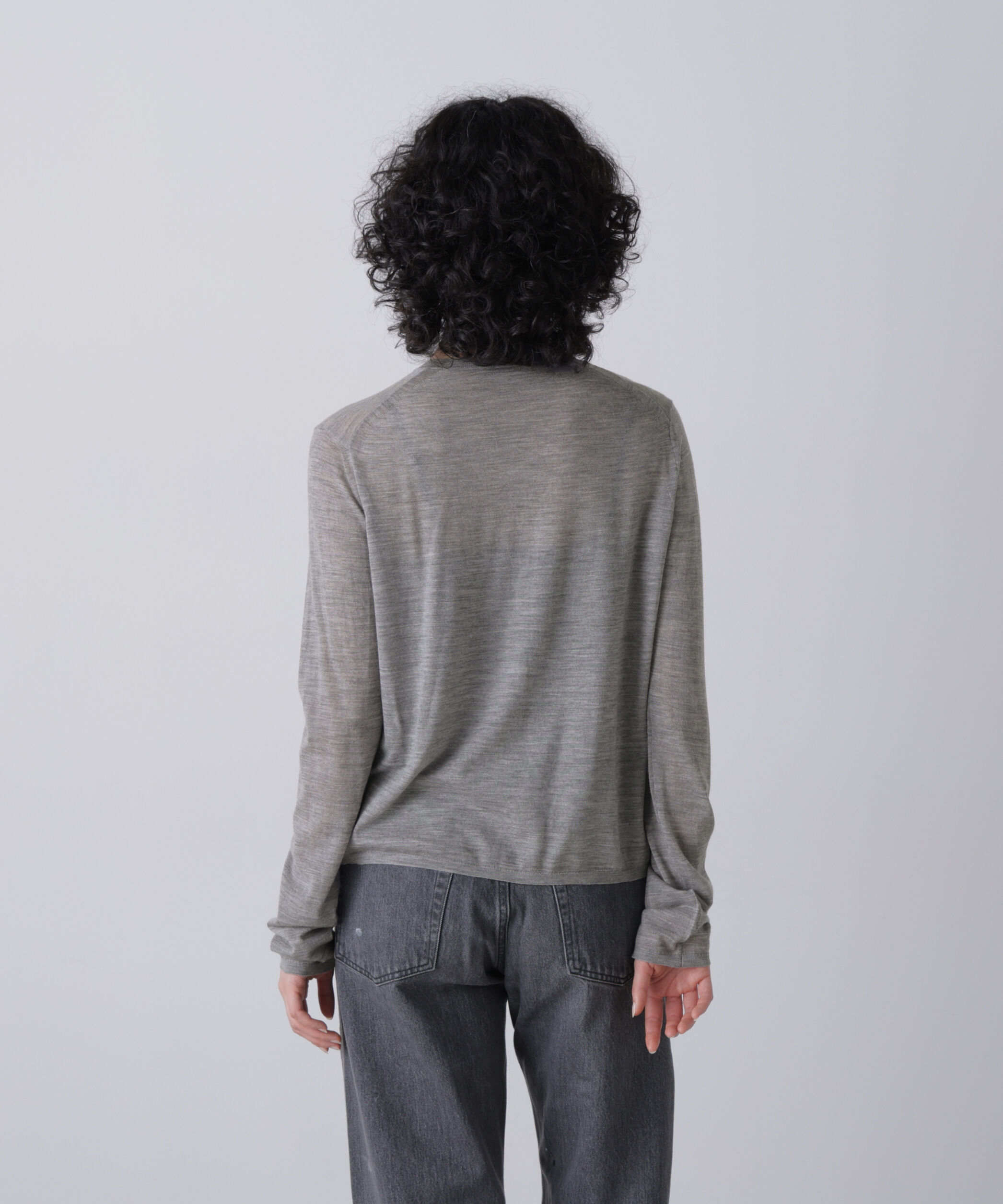 YLEVE 「YLEVE / 2/100 FINE WOOL SHEER KNIT CARDIGAN」|ニット・セーター|