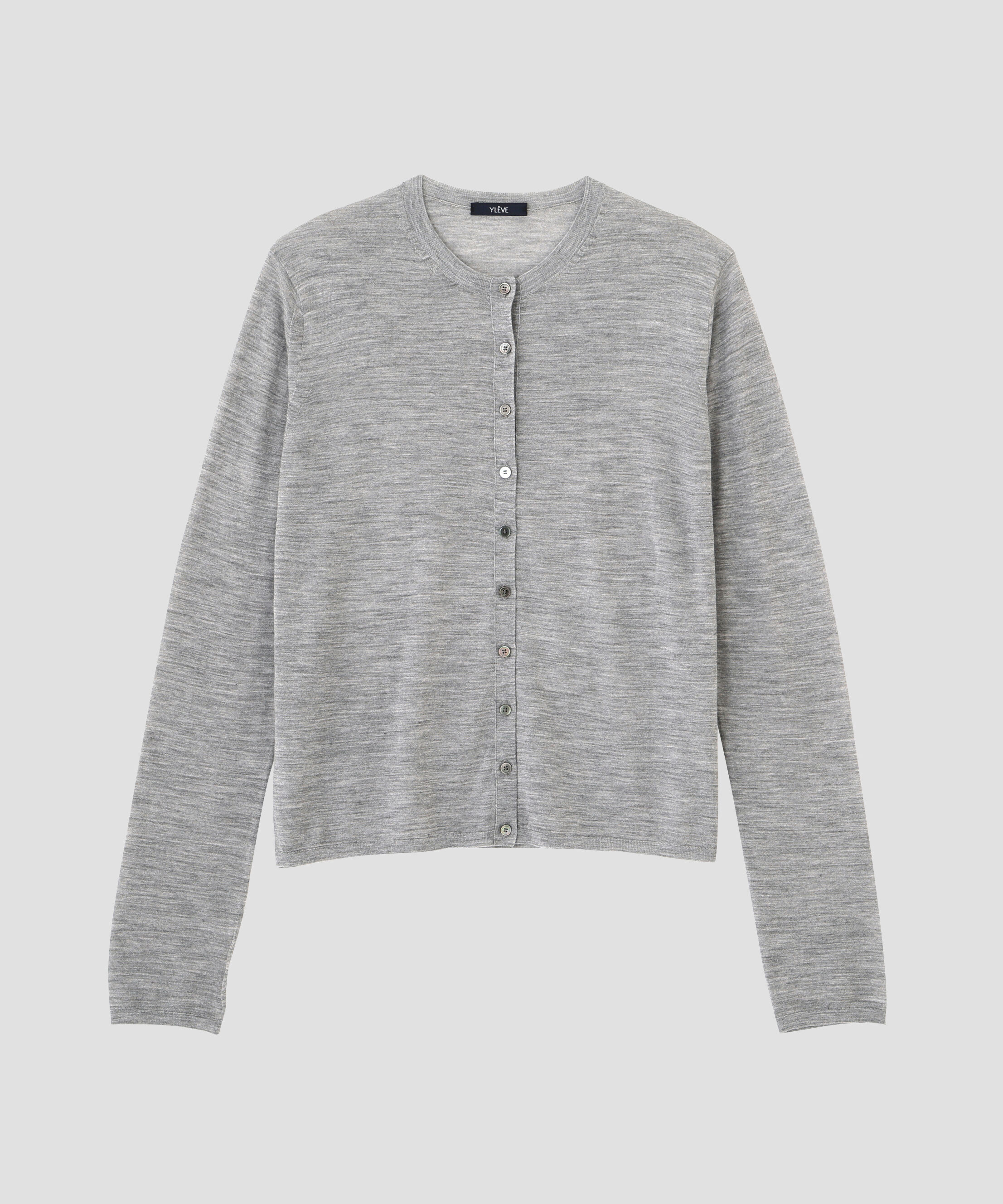 YLEVE 「YLEVE / 2/100 FINE WOOL SHEER KNIT CARDIGAN」|ニット・セーター|